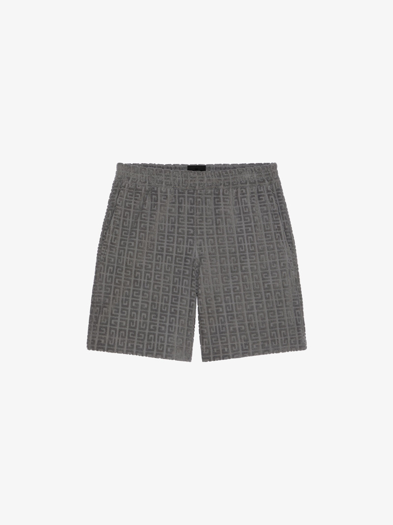 BERMUDA SHORTS IN 4G TOWELLING COTTON JACQUARD 1