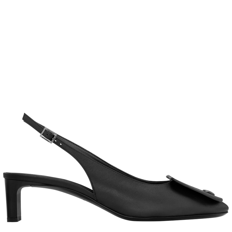 Le Pliage Xtra Slingback pumps Black - Leather 1