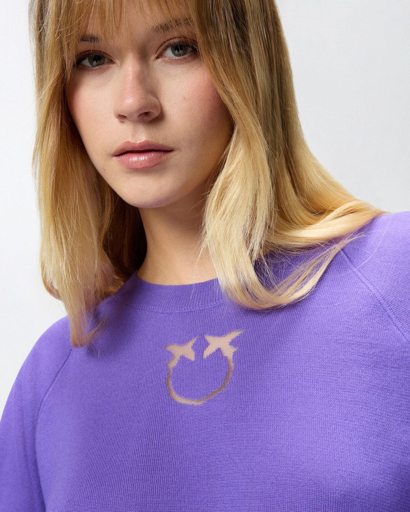 SWEATER WITH LOVE BIRDS LOGO 6