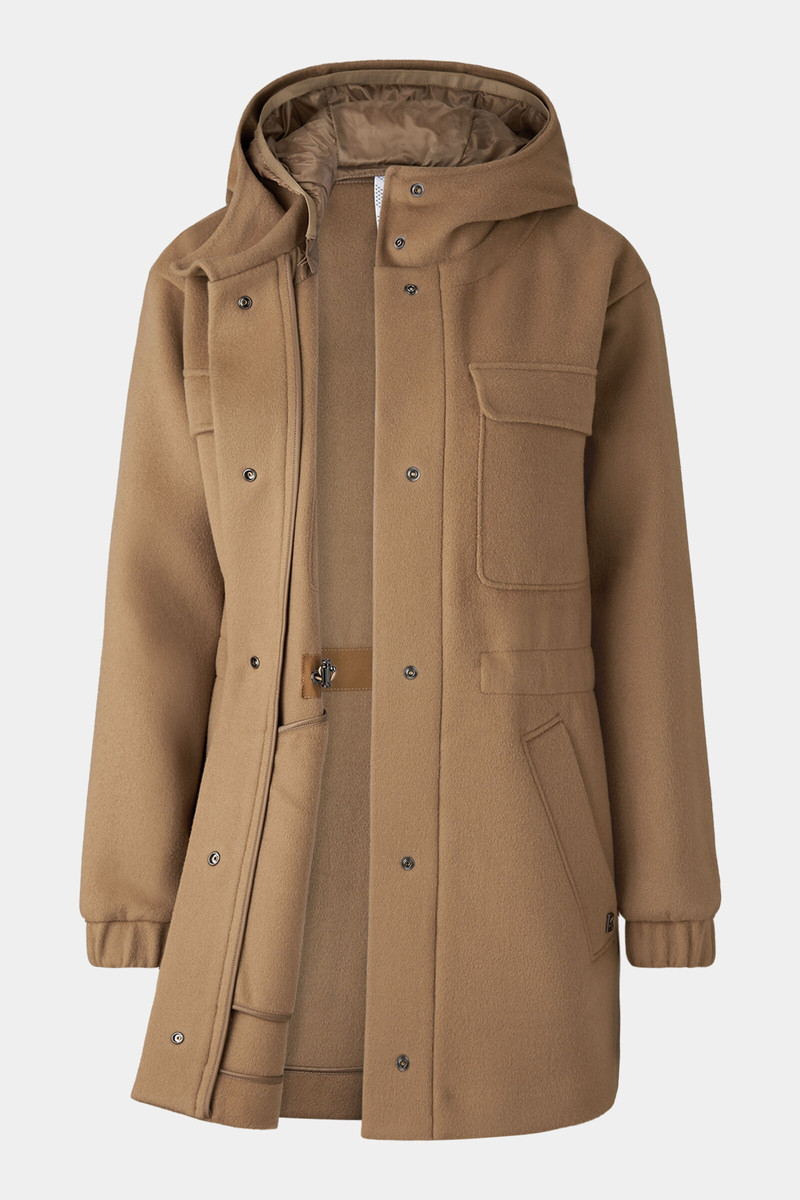 Imilia Double-faced coat in Camel 2