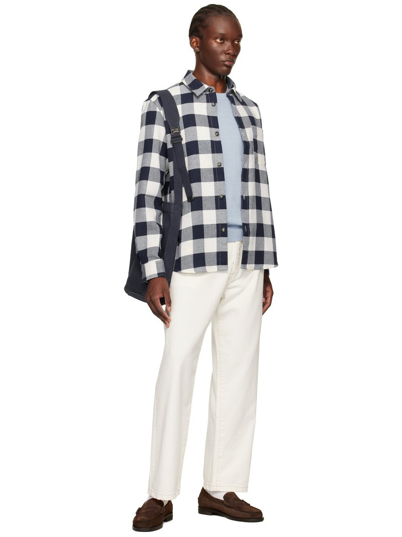 A.P.C. Navy & White Trek Shirt outlook