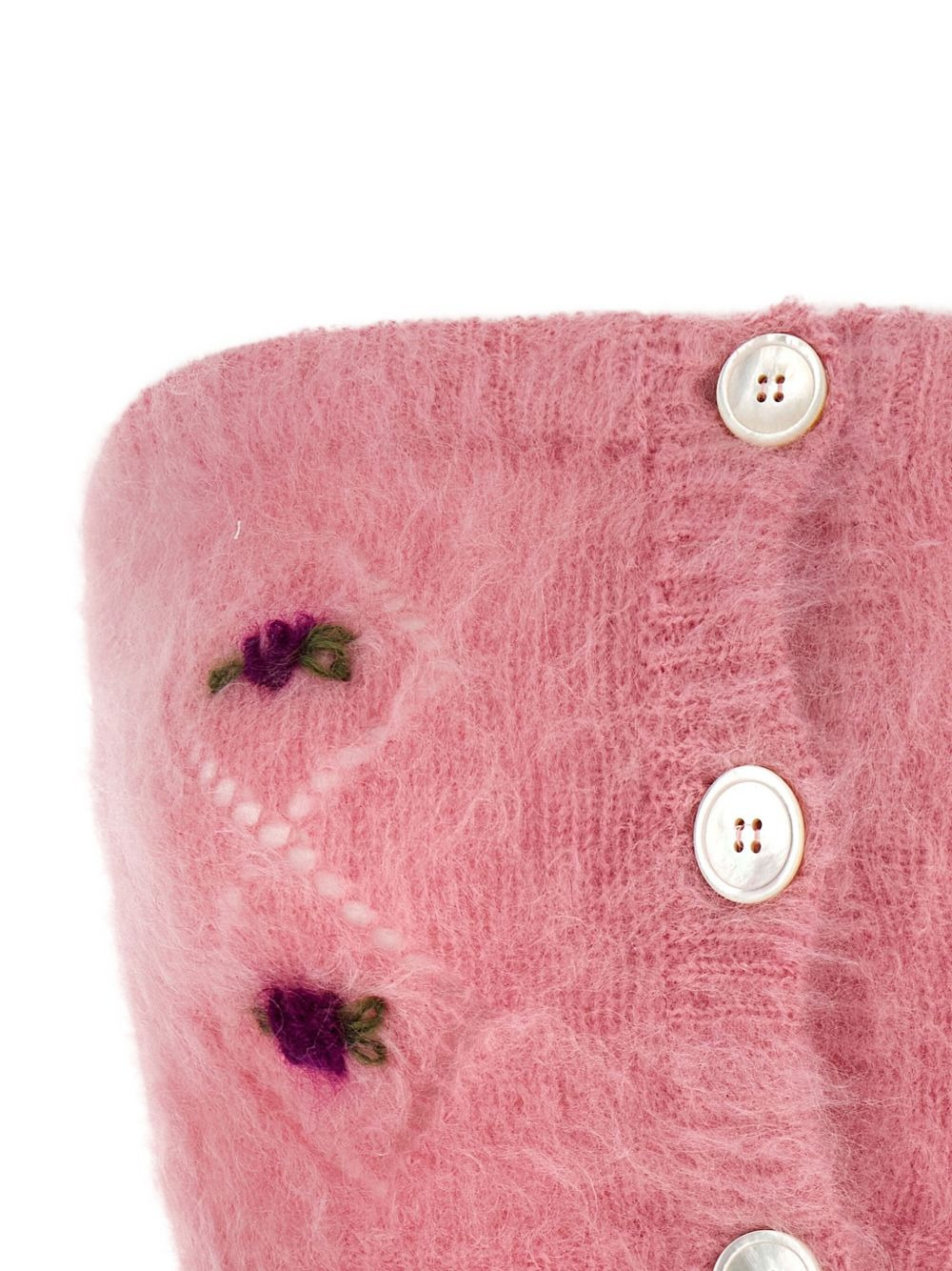 embroidered button top - 3