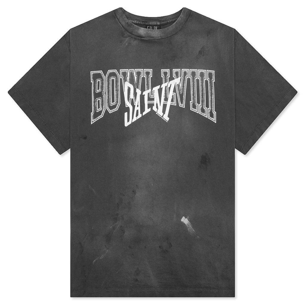 FEATURE X SAINT MICHAEL SAINT BOWL S/S TEE - BLACK - 1