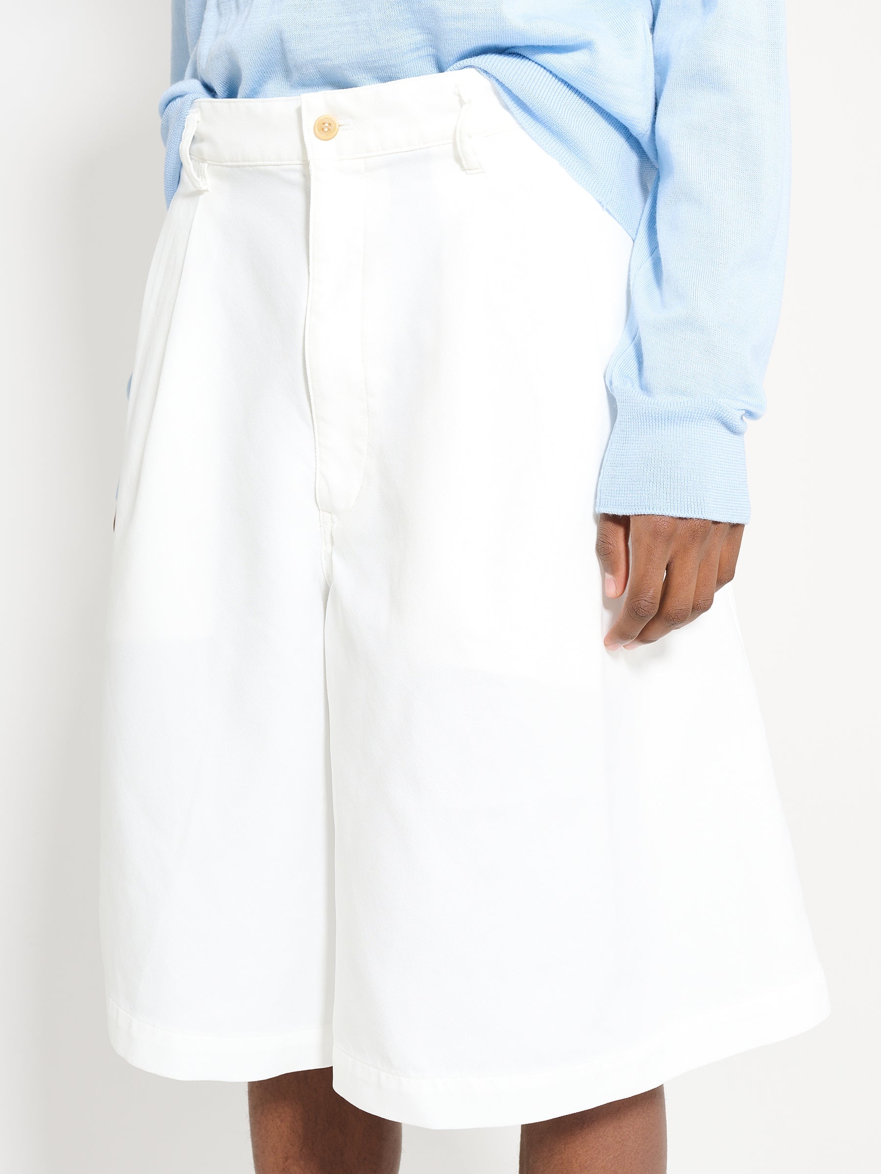 COMME DES GARÇONS SHIRT PANTS WHITE - 4