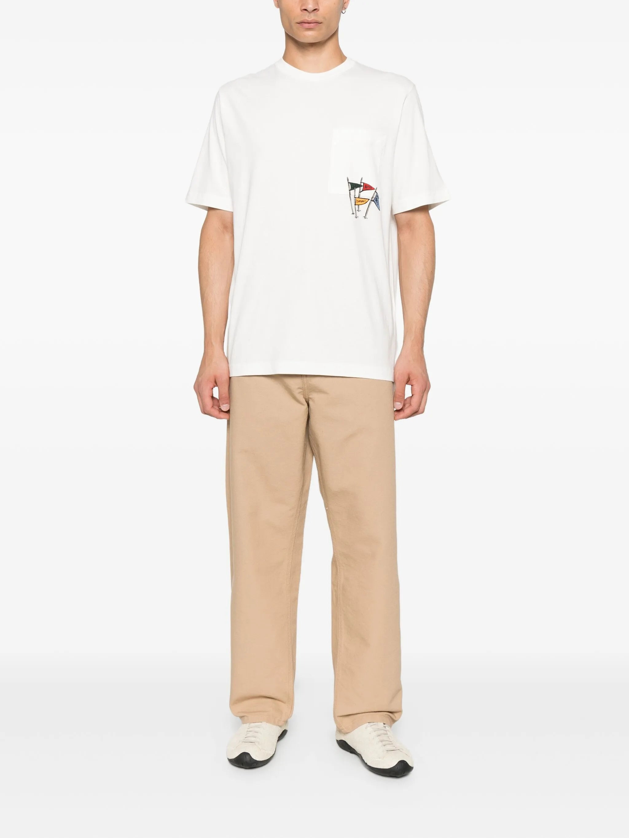 Autry Flag-print Crew-neck T-shirt - 3