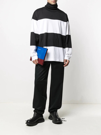 Marni roll-neck striped jumper outlook