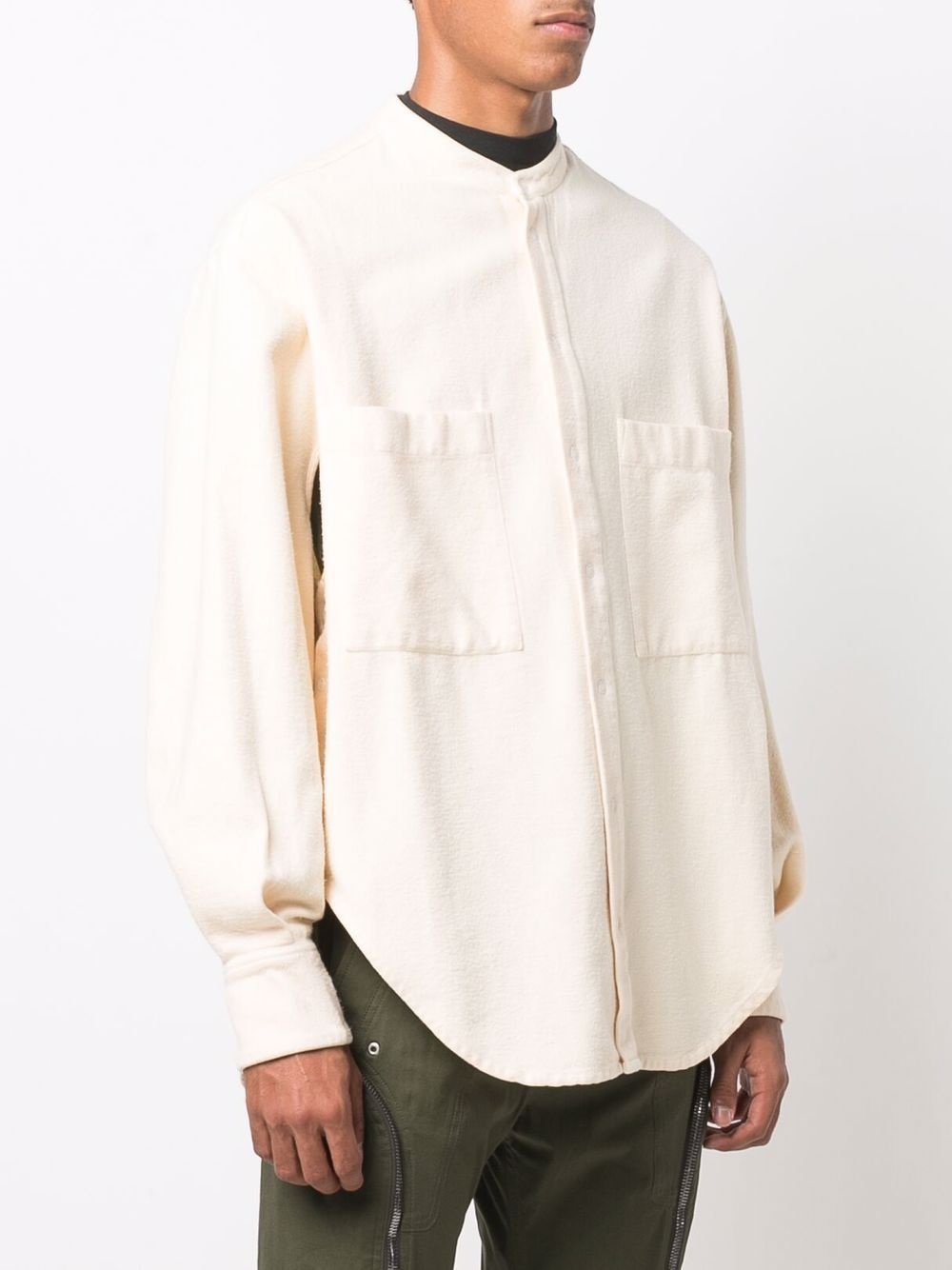 snap button down shirt - 4