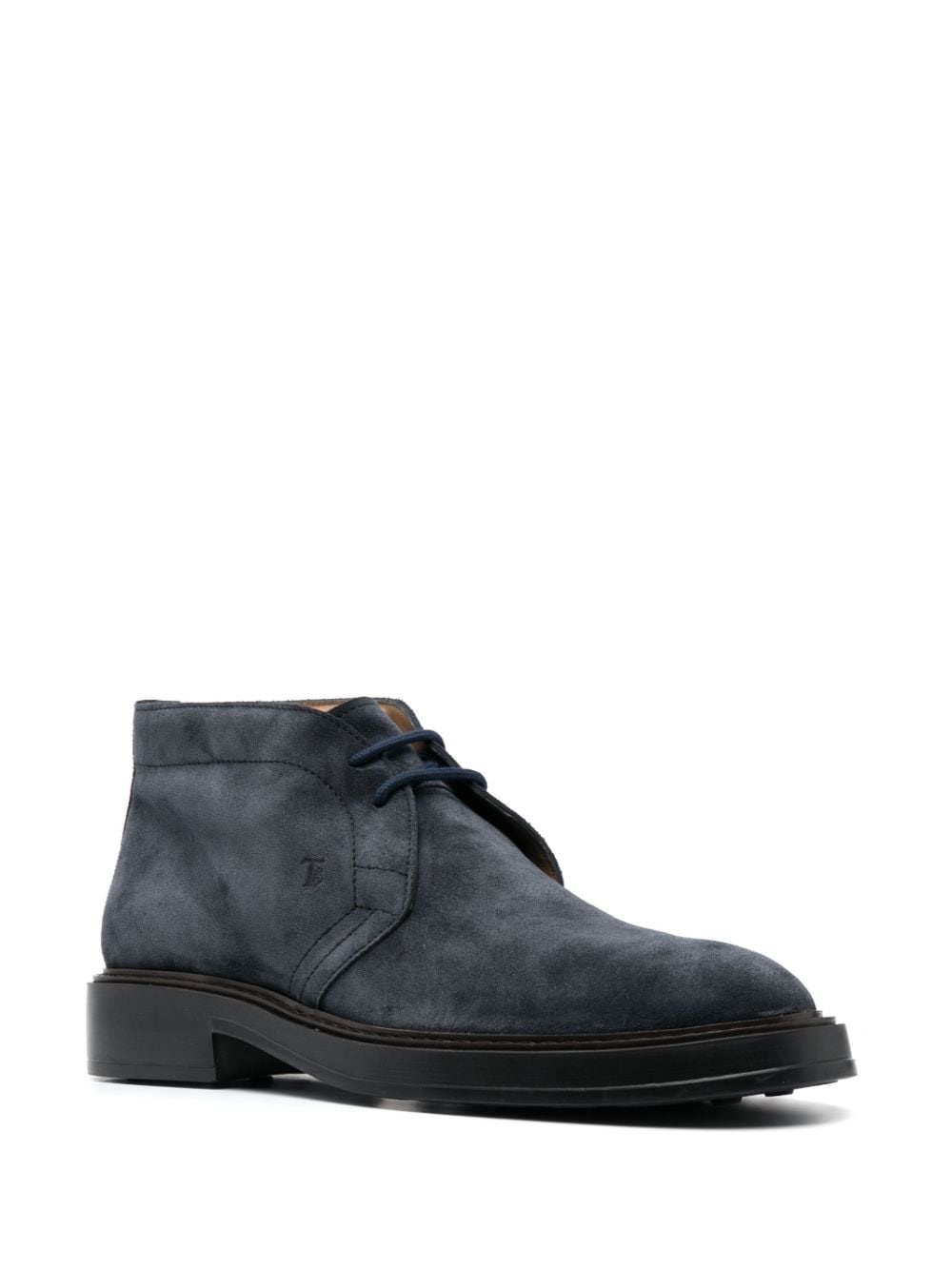 lace-up suede boots - 2