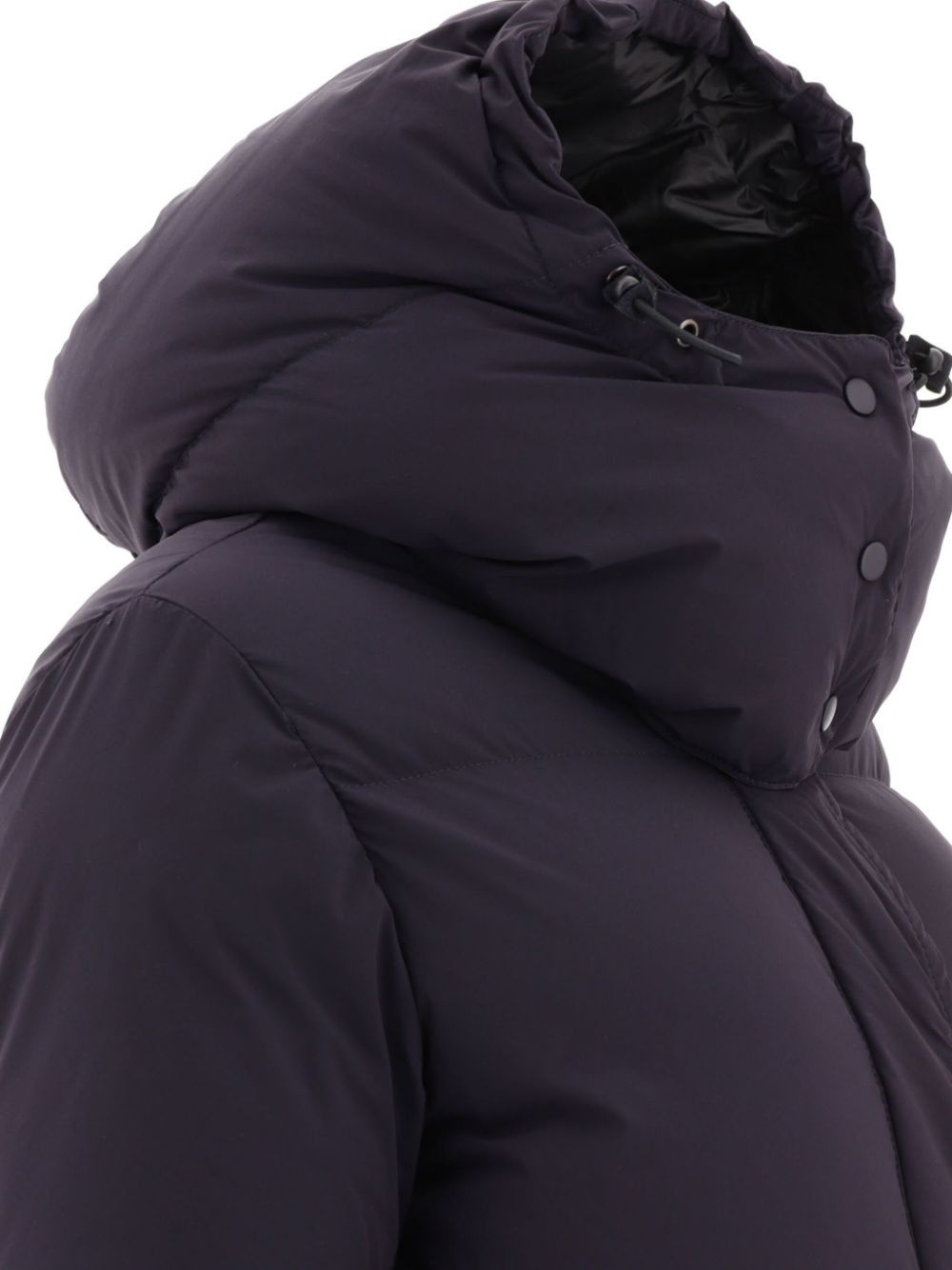 hooded padded down coat - 4