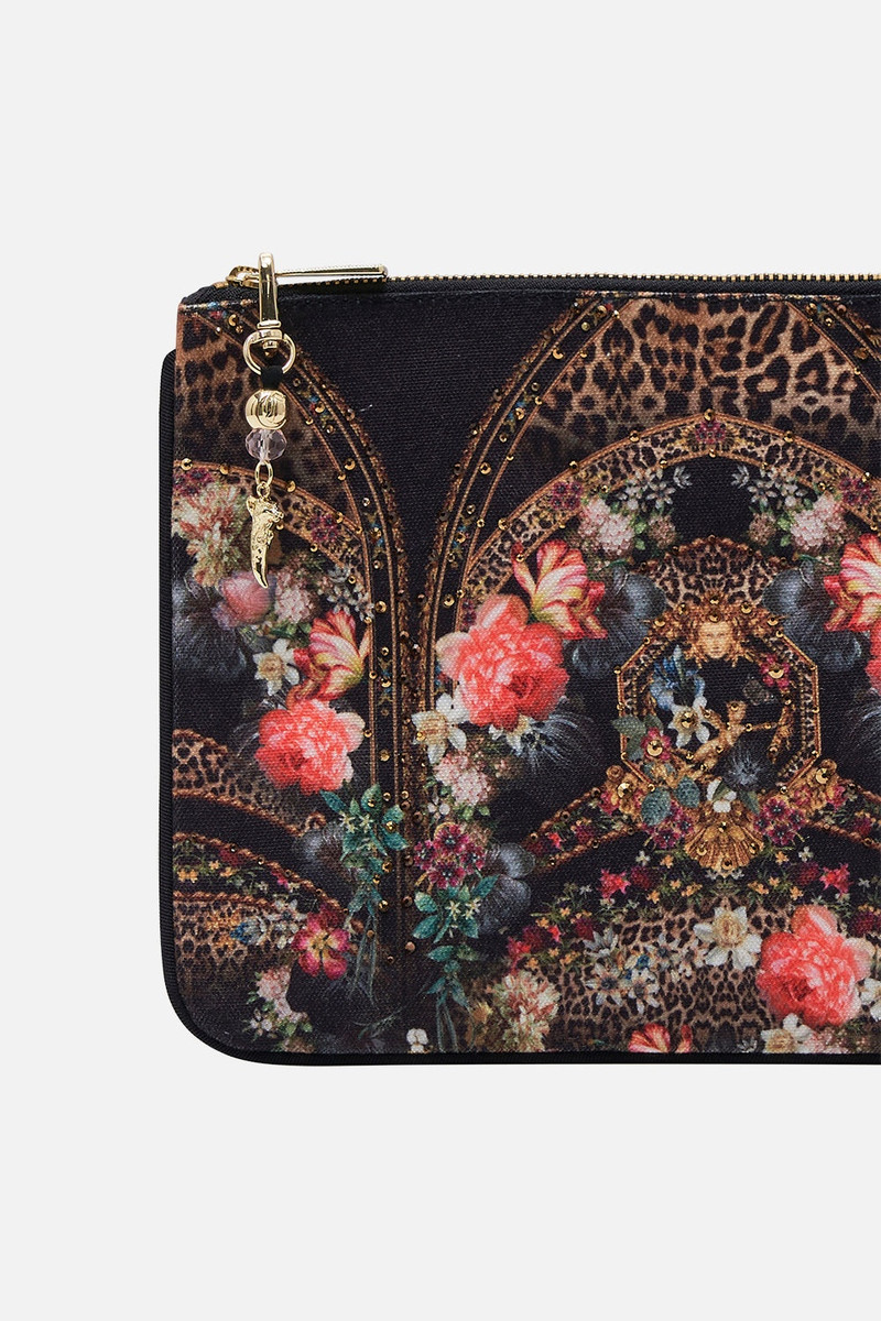 CAMILLA SMALL CANVAS CLUTCH outlook