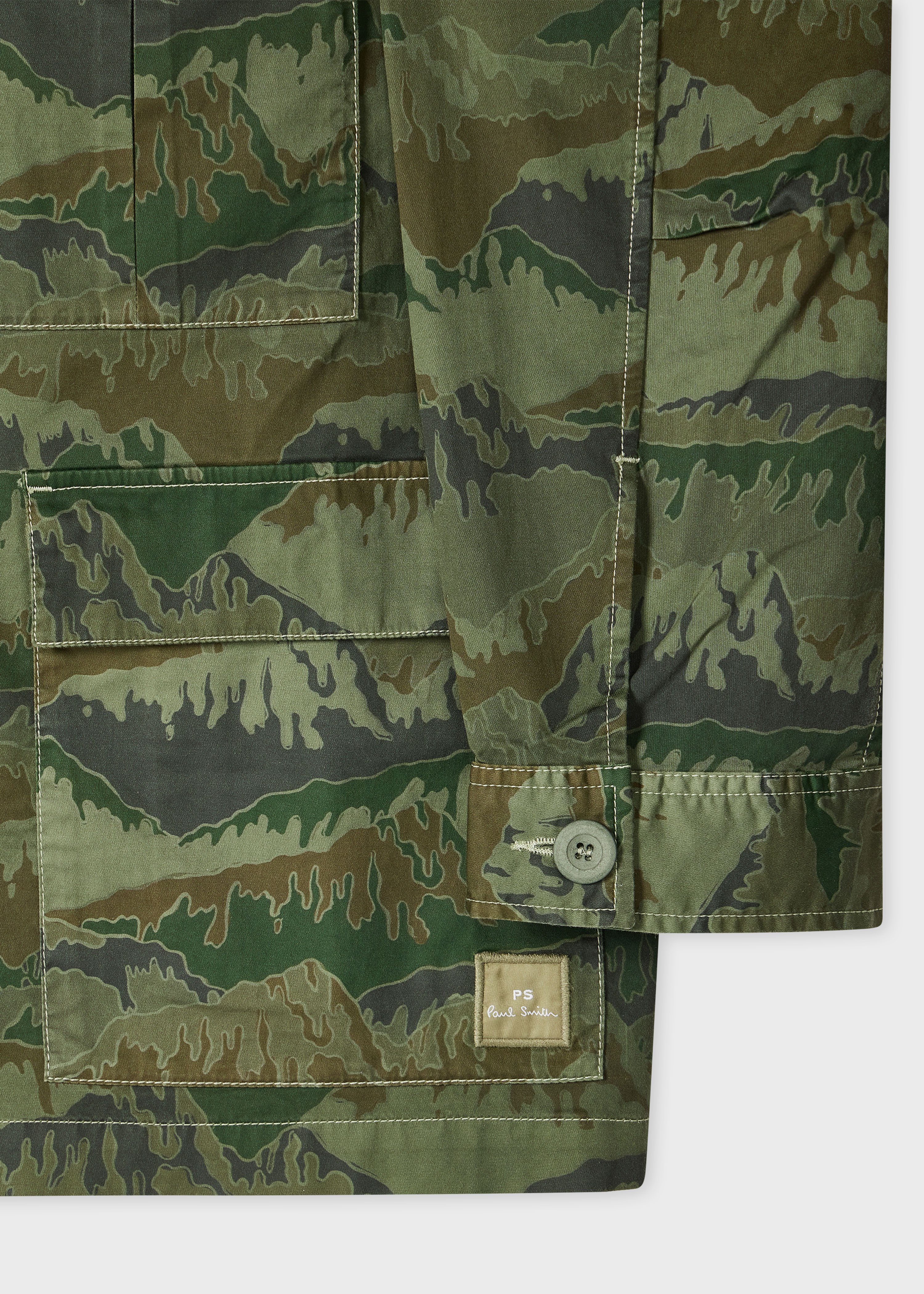 Khaki 'Mountain Camo' Field Jacket - 3