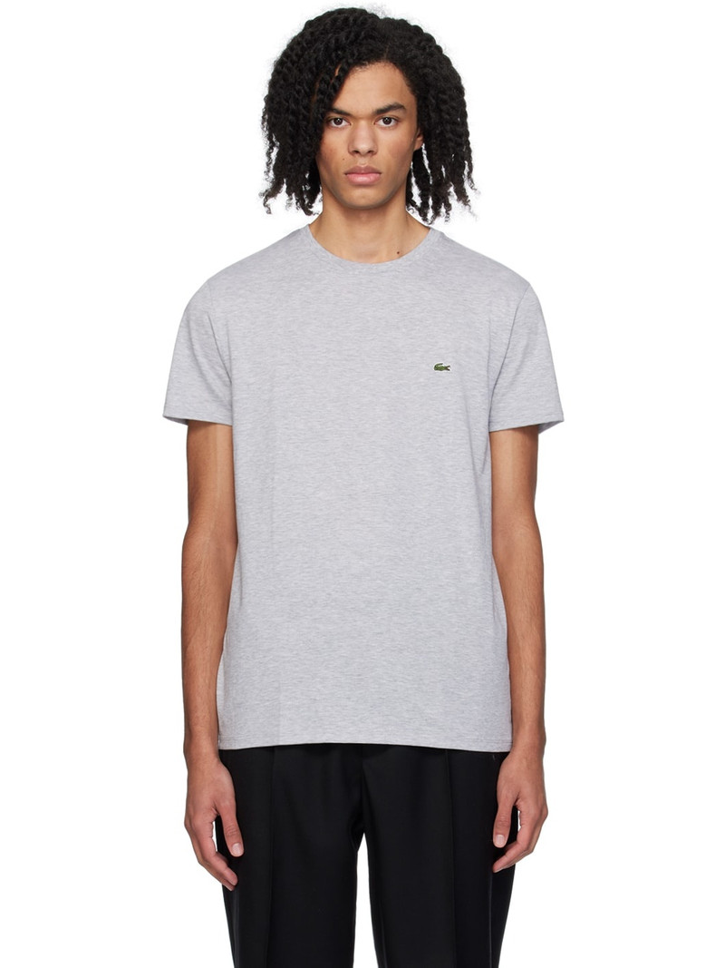 Gray Crewneck T-Shirt - 1