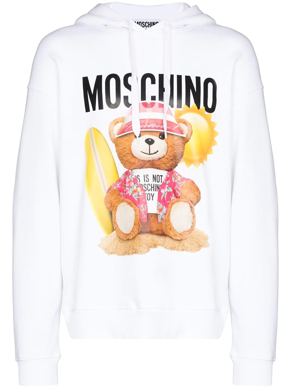 Teddy Bear-print crew-neck sweatshirt - 1