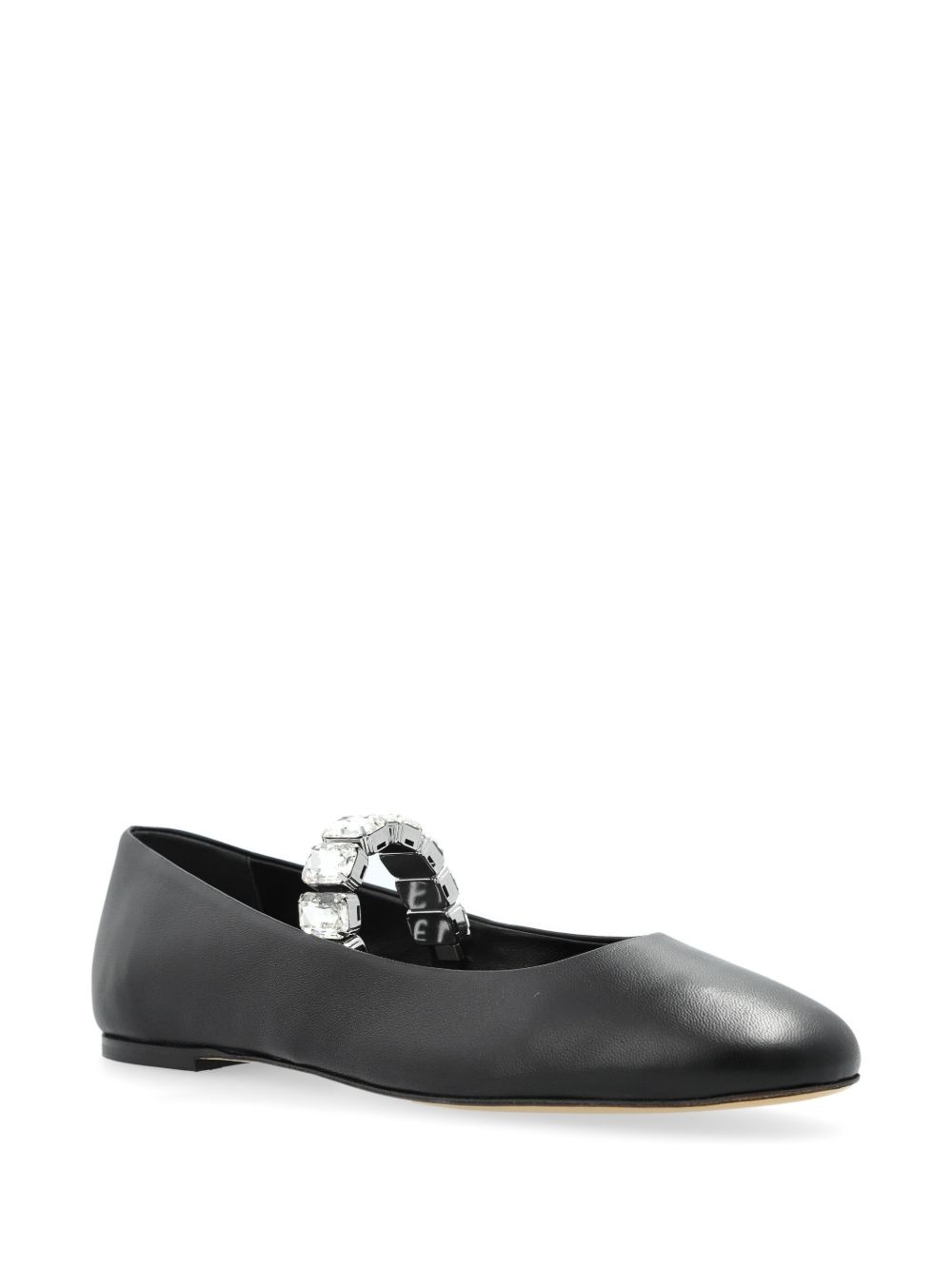 crystal-embellished ballet flats - 2