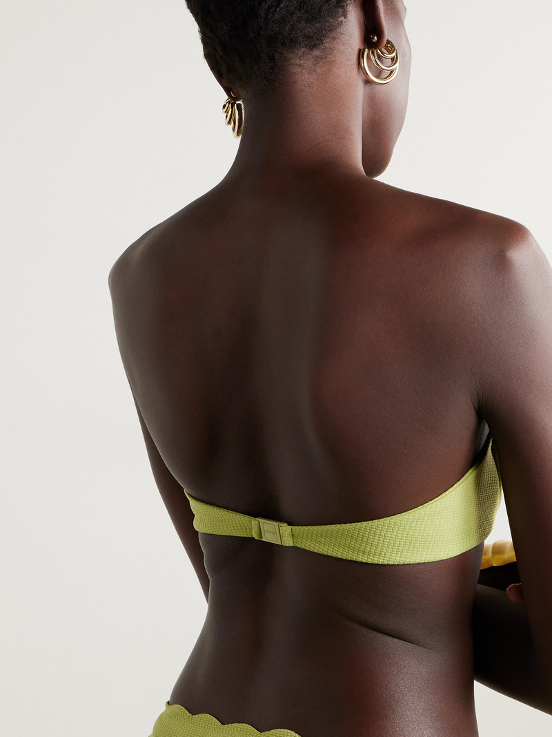 MARYSIA Lisbon Strapless Seersucker Underwired Bikini Top outlook