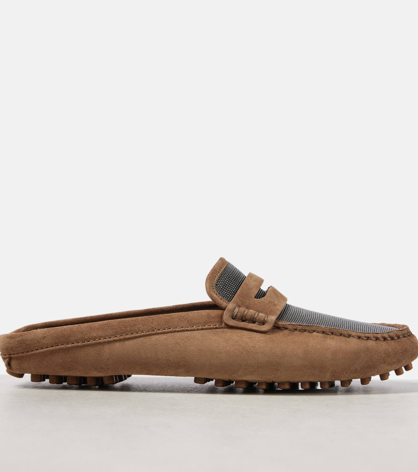 Monili suede driving mules - 5
