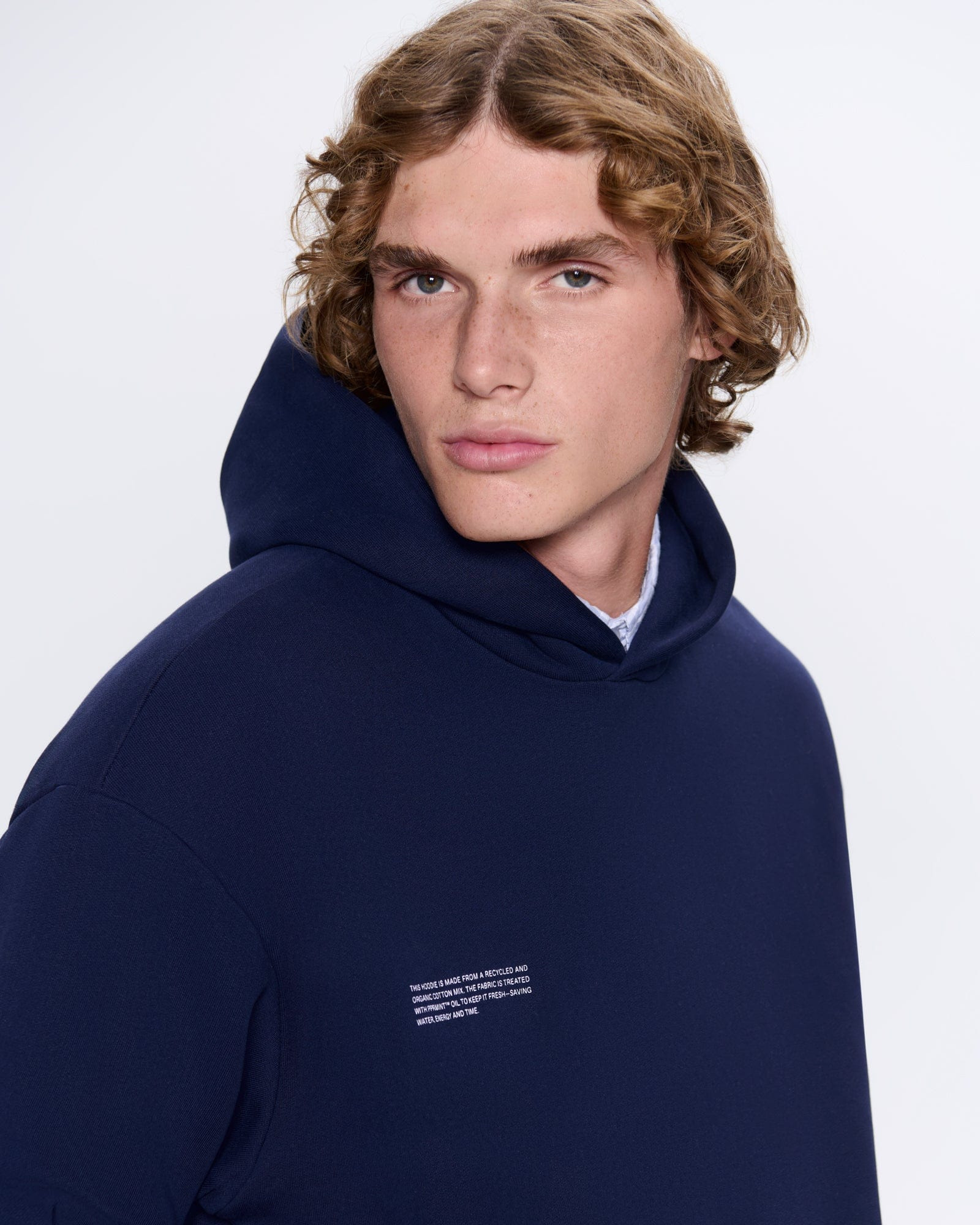 Mens 365 Heavyweight Hoodie - Navy Blue - 4