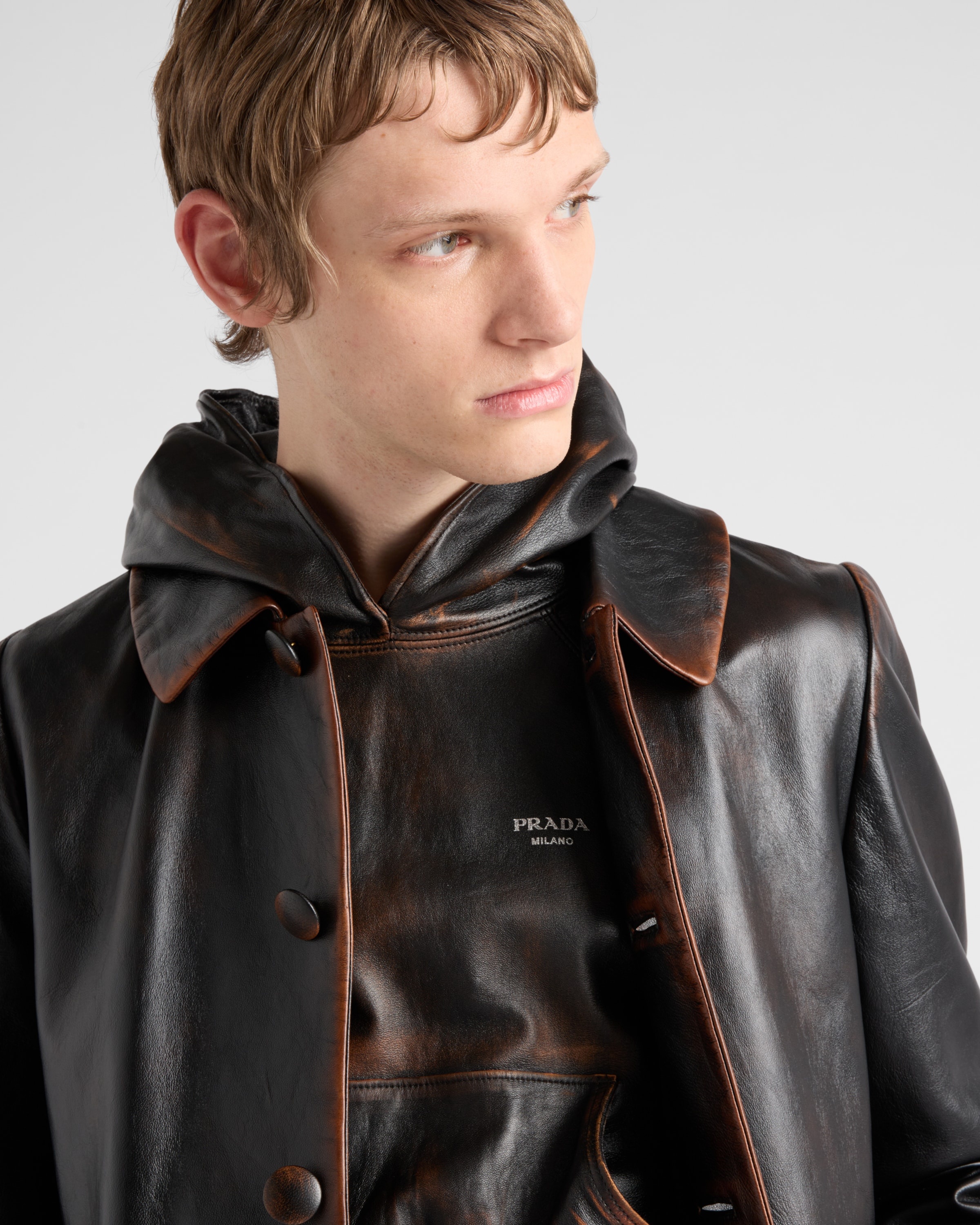 Nappa leather coat - 3
