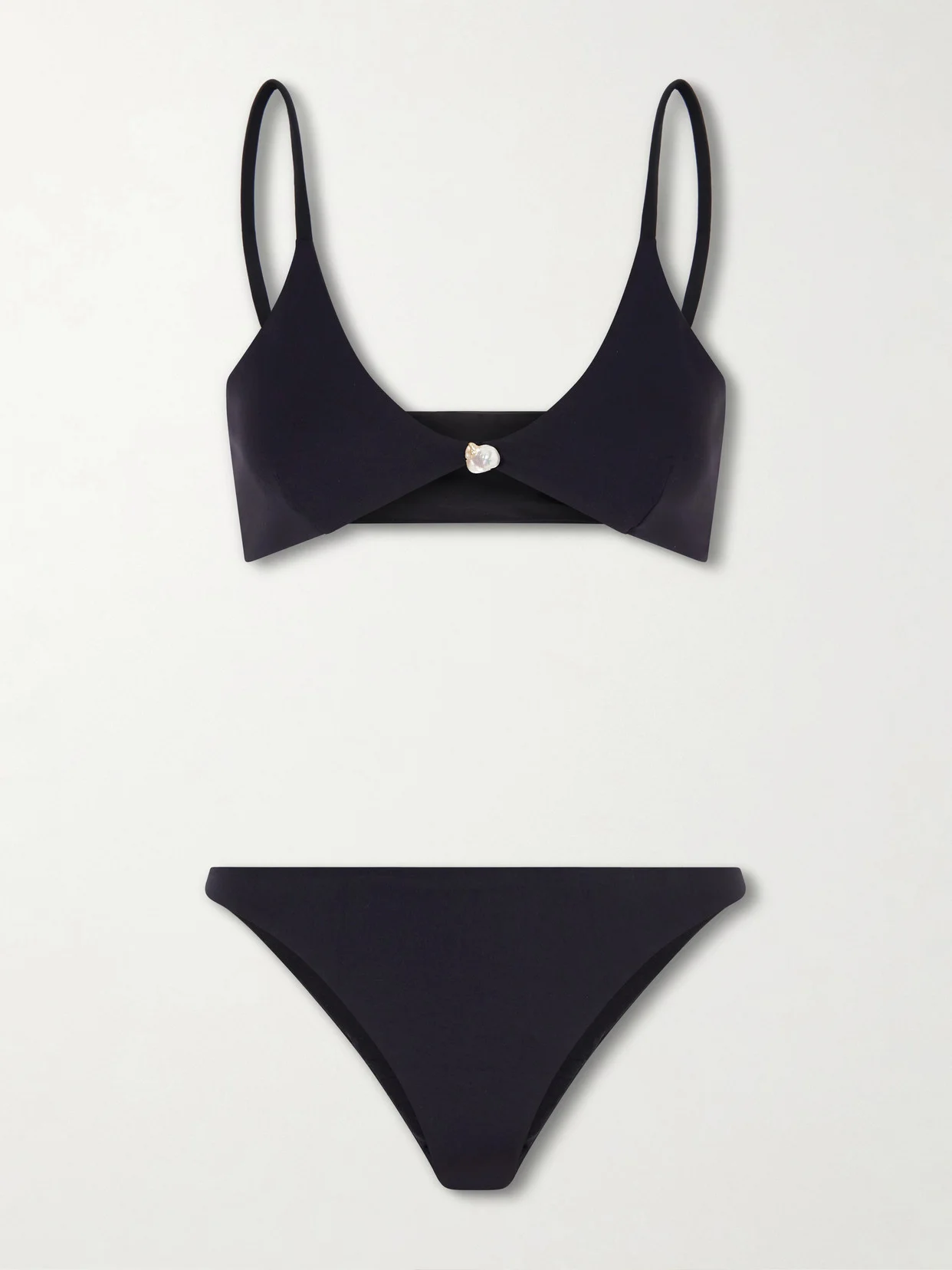 Luna Pearl-embellished Bikini - 1