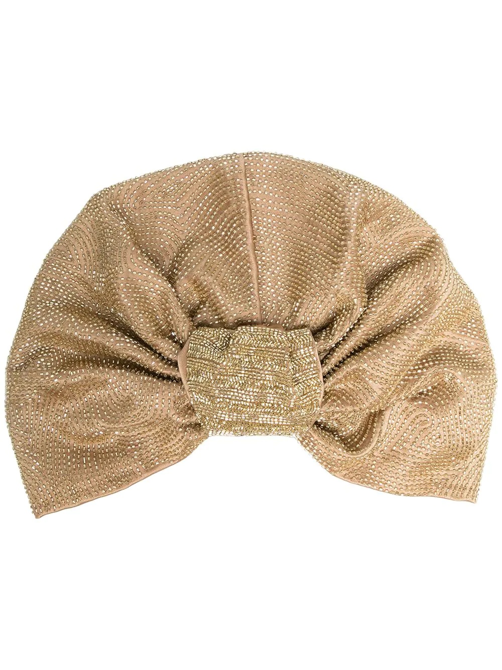 Nur knot-front wrapped cap - 1