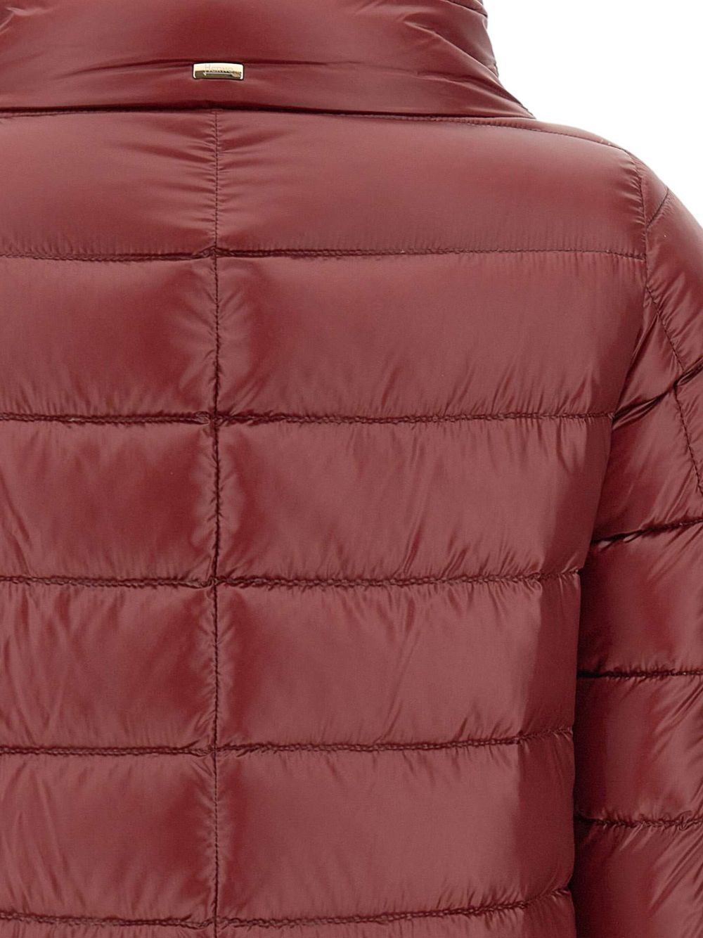 quilted high-neck coat - 5