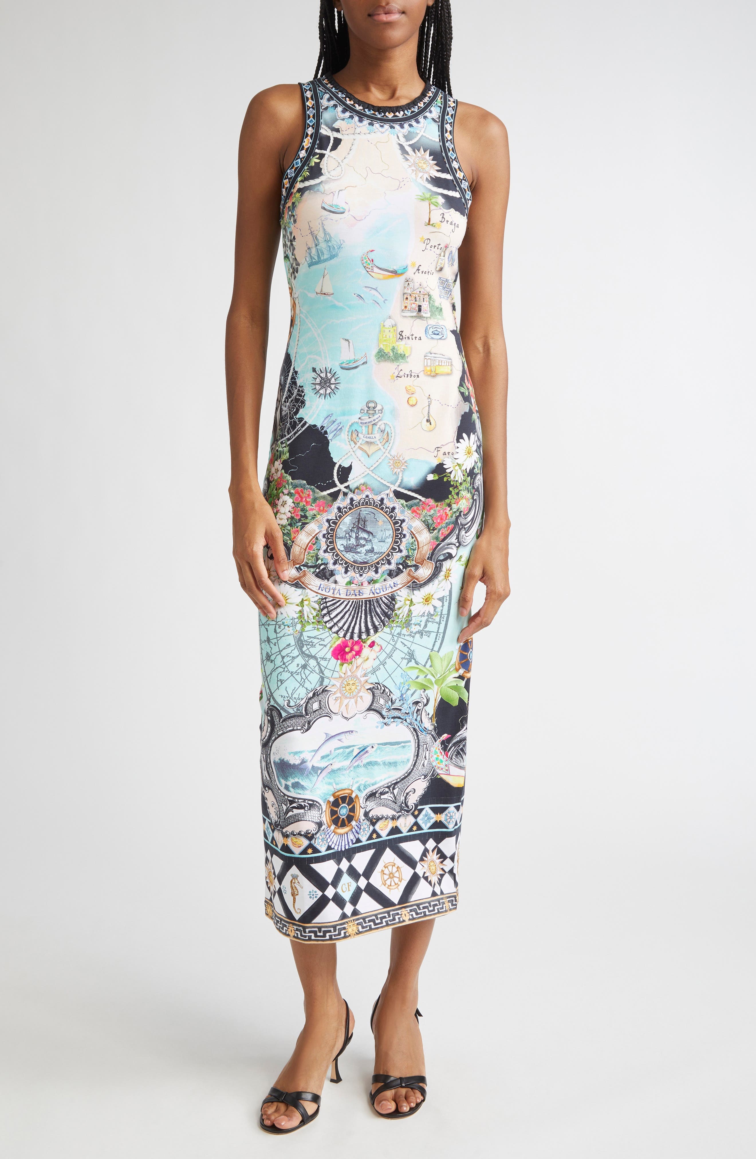 Camilla Folk Afloat Jersey Tank Dress at Nordstrom - 1