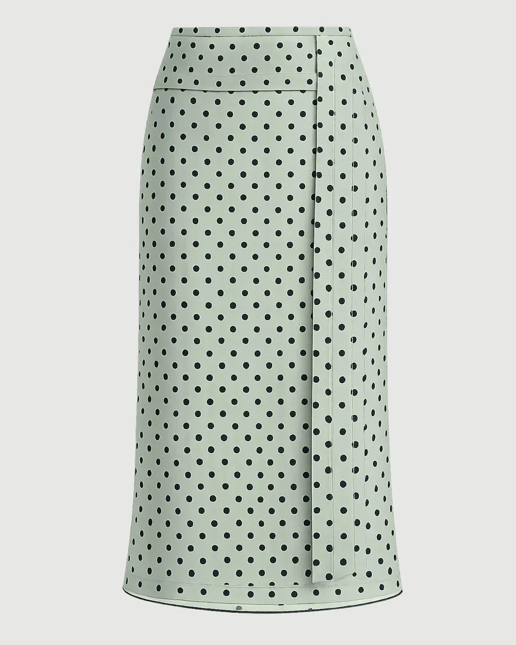 POLKA PENCIL MIDI SKIRT - 1