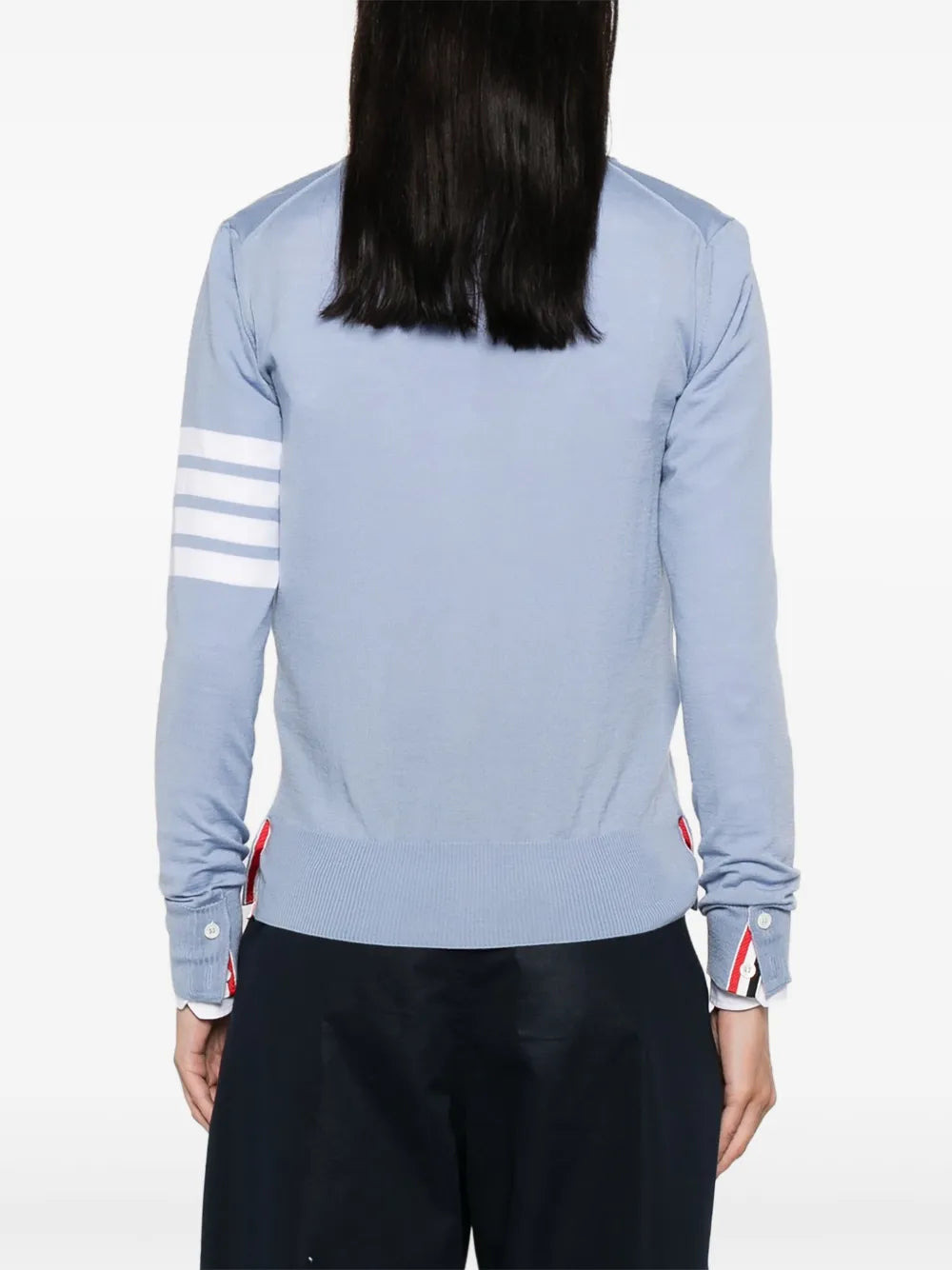 Thom Browne Women Virgin Wool Cardigan - 4
