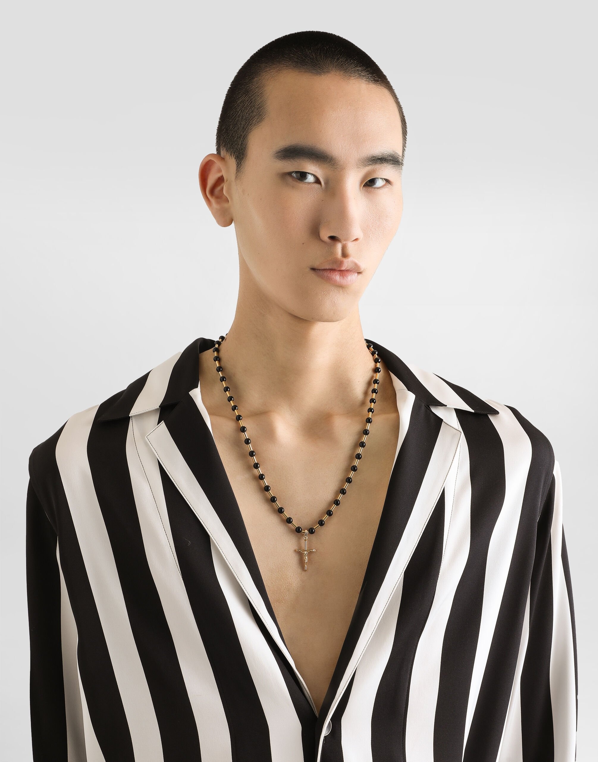 Metal necklace with logo - 2