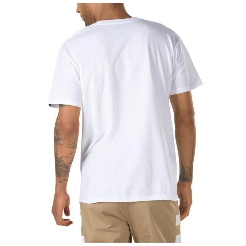 Vans Logo ClassicalShort Sleeve TEE White VN0A4MM6WHT - 4