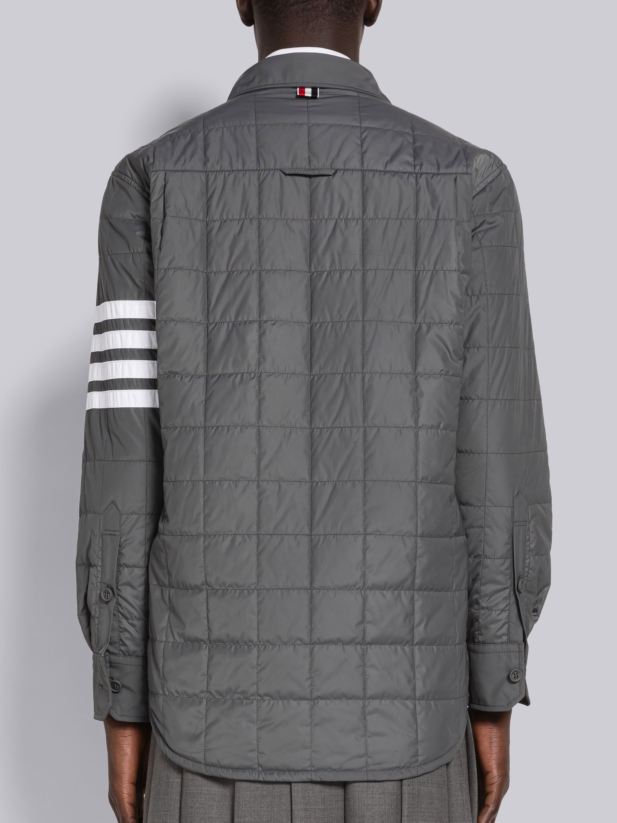 Poly Twill 4-Bar Down Shirt Jacket - 2