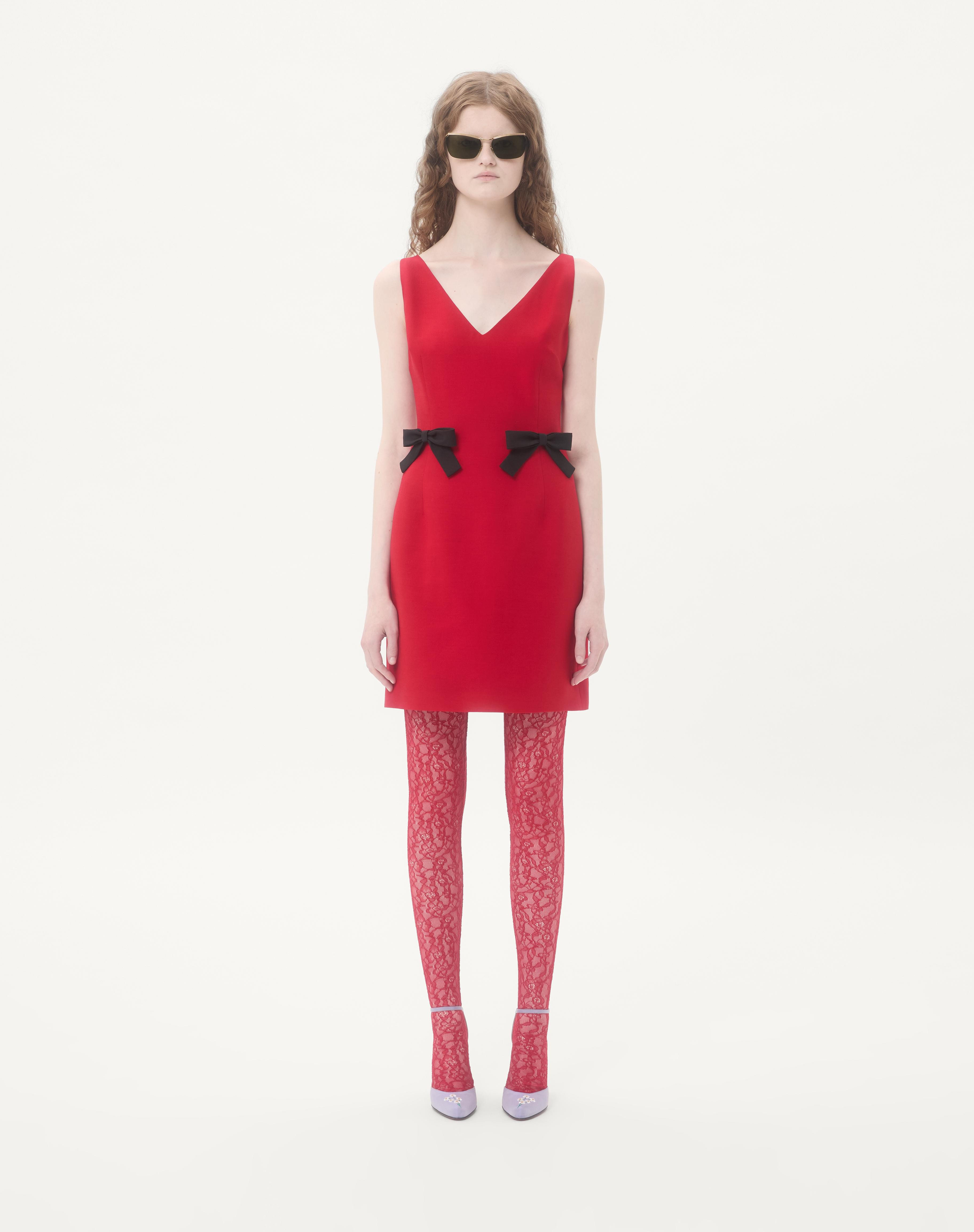 CREPE COUTURE SHORT DRESS - 5