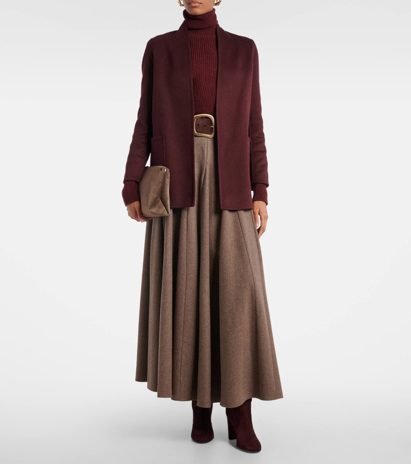 Max Mara Harold camel hair wrap coat outlook