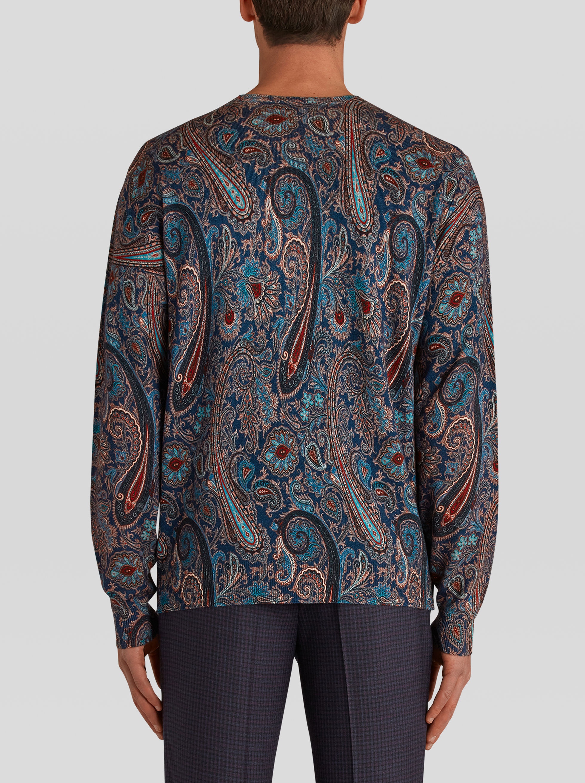 PAISLEY WOOL JUMPER - 4