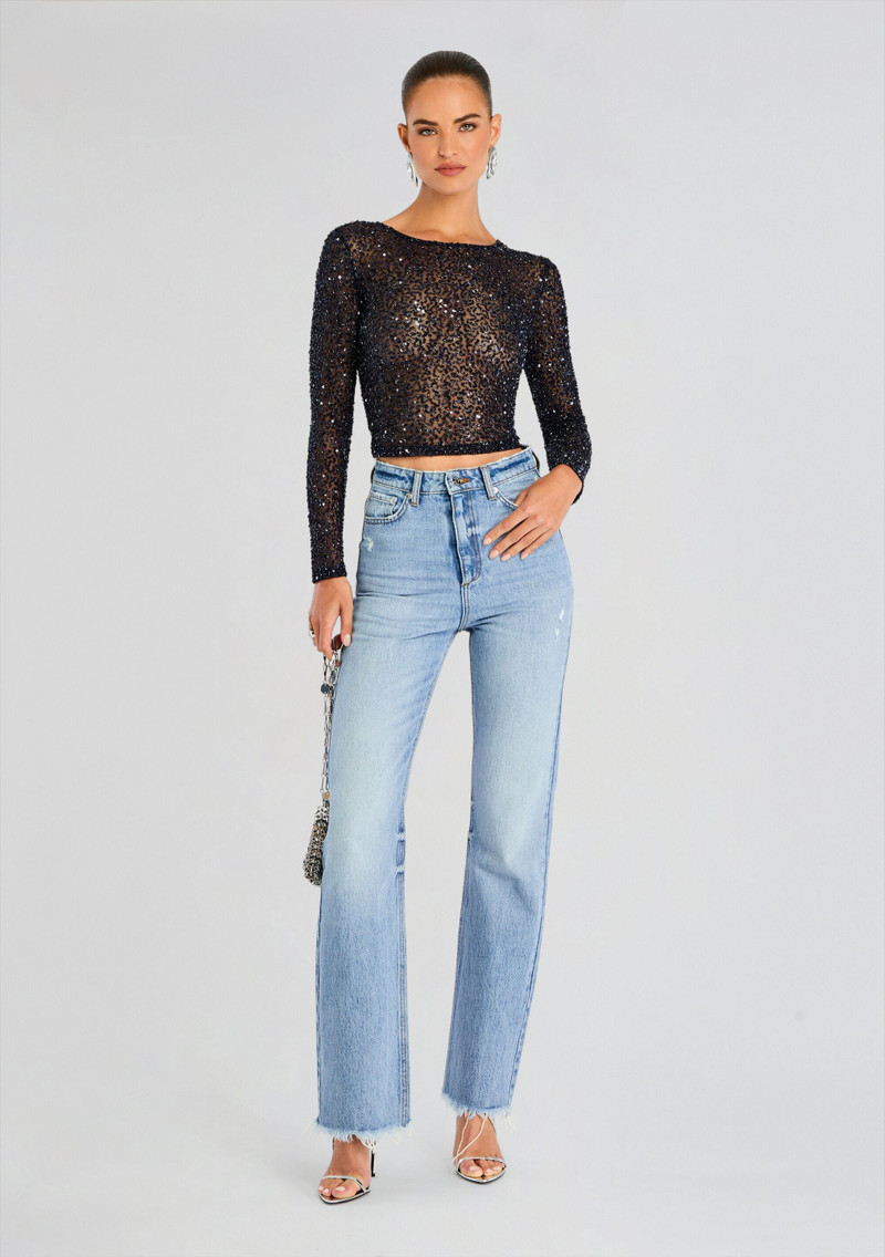 RETROFÊTE TORREY SEQUIN TOP outlook