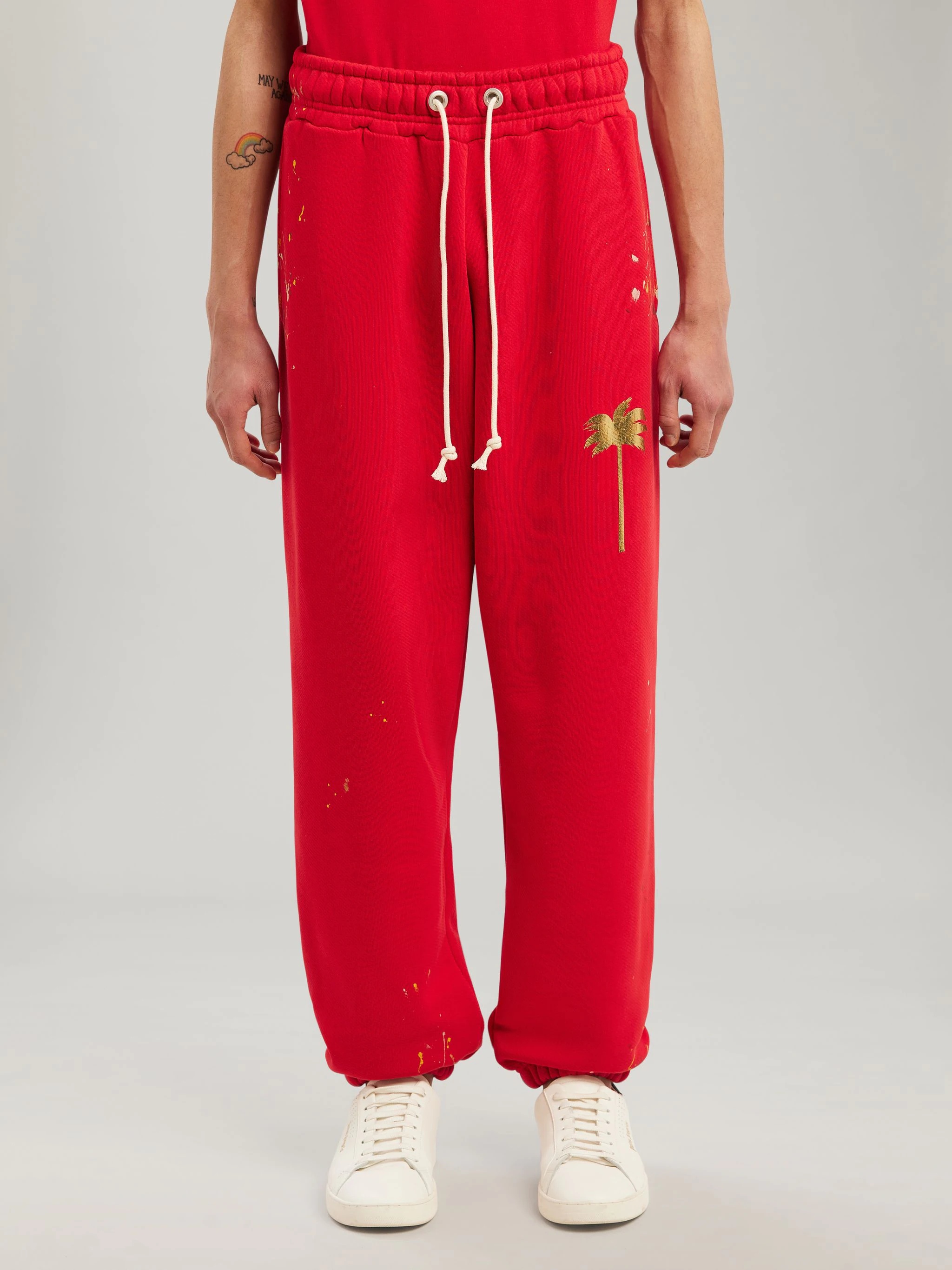 PALM PAINTED SWEATPANTS - 3