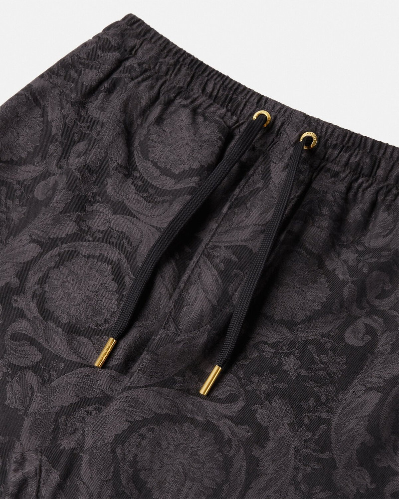VERSACE Barocco Chambray Jacquard Pants outlook