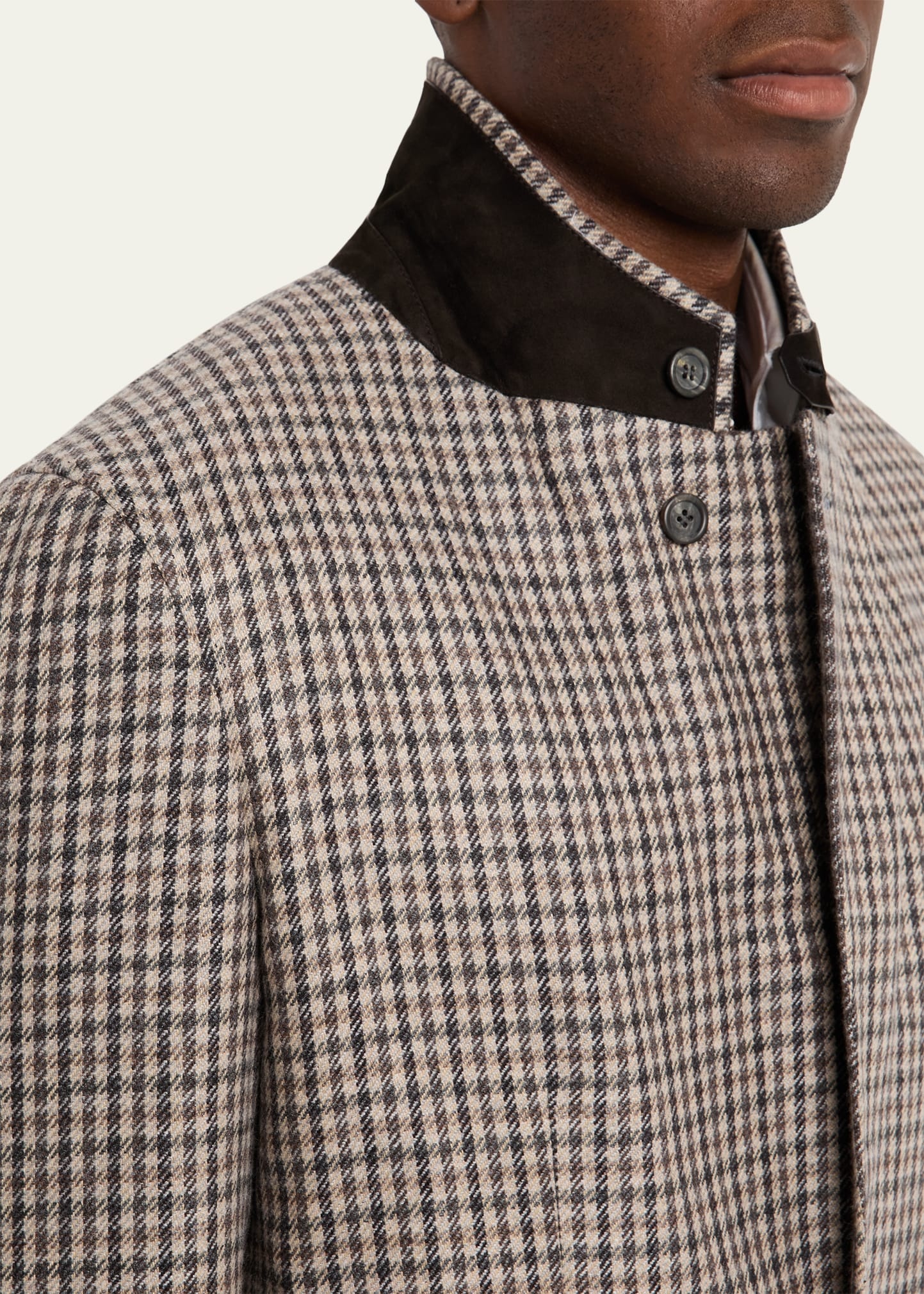 Men's Brera Cashmere District Check Sport Coat - 6