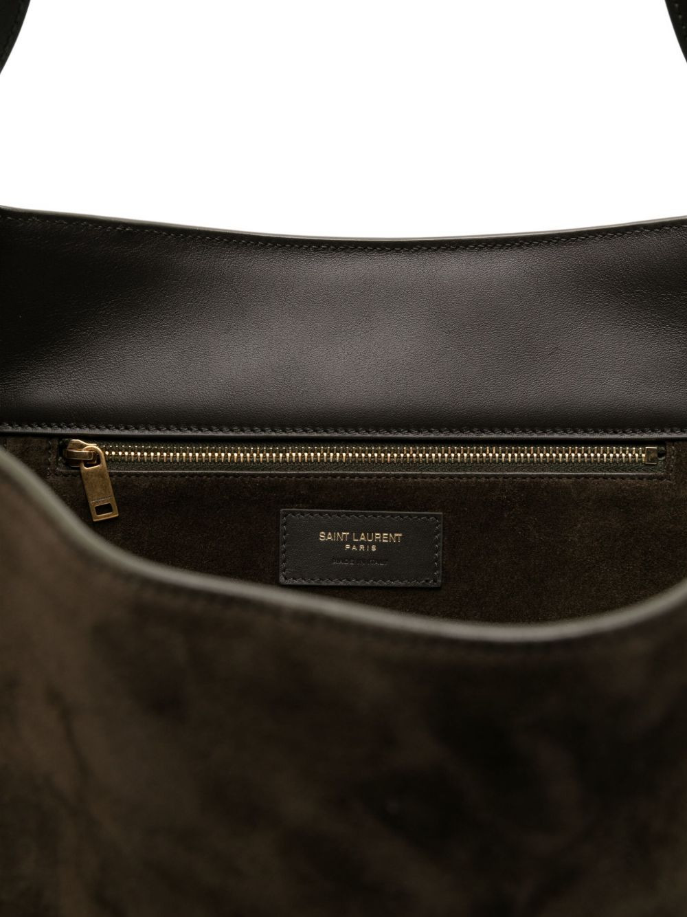 Le 5 à 7 Bea suede logo-plaque tote bag - 5
