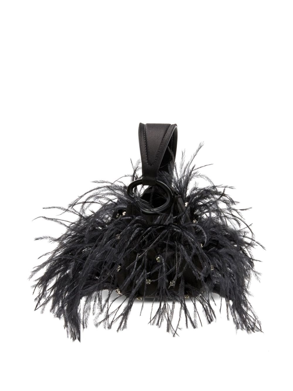 Ostrich shoulder bag - 4