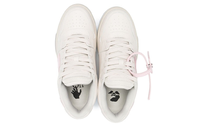 (WMNS) OFF-THITE Out Of Office Arrow-motif Low-top Sneakers Pink OWIA259S21LEA0016130 - 5