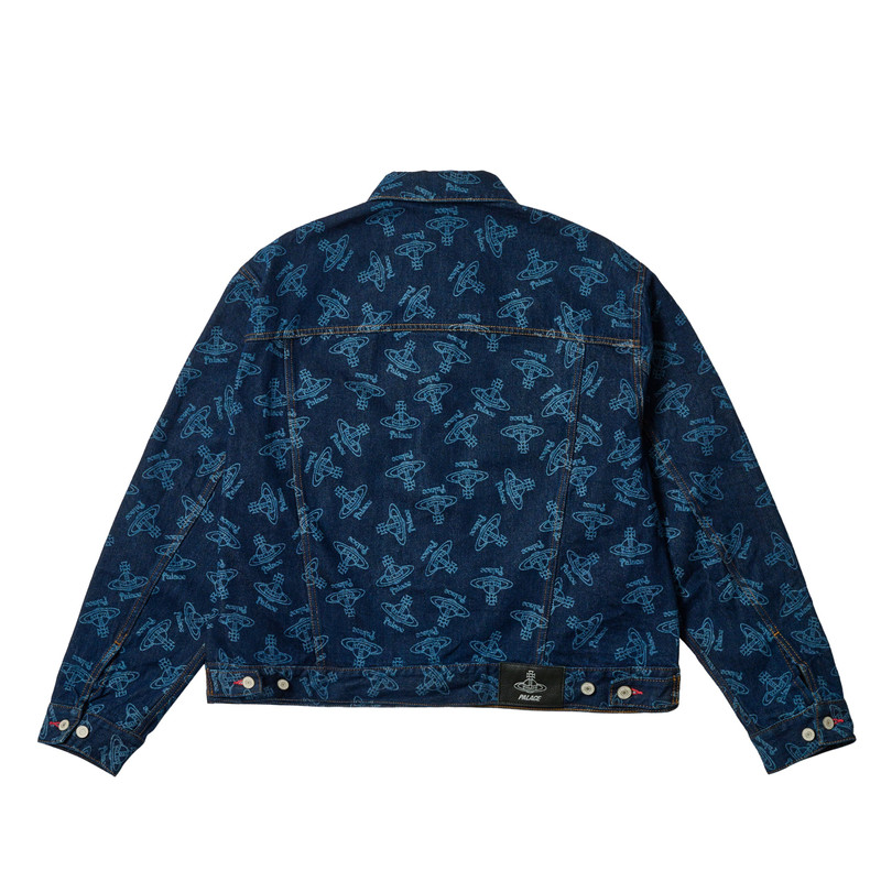 PALACE PALACE VIVIENNE WESTWOOD DENIM JACKET INDIGO outlook