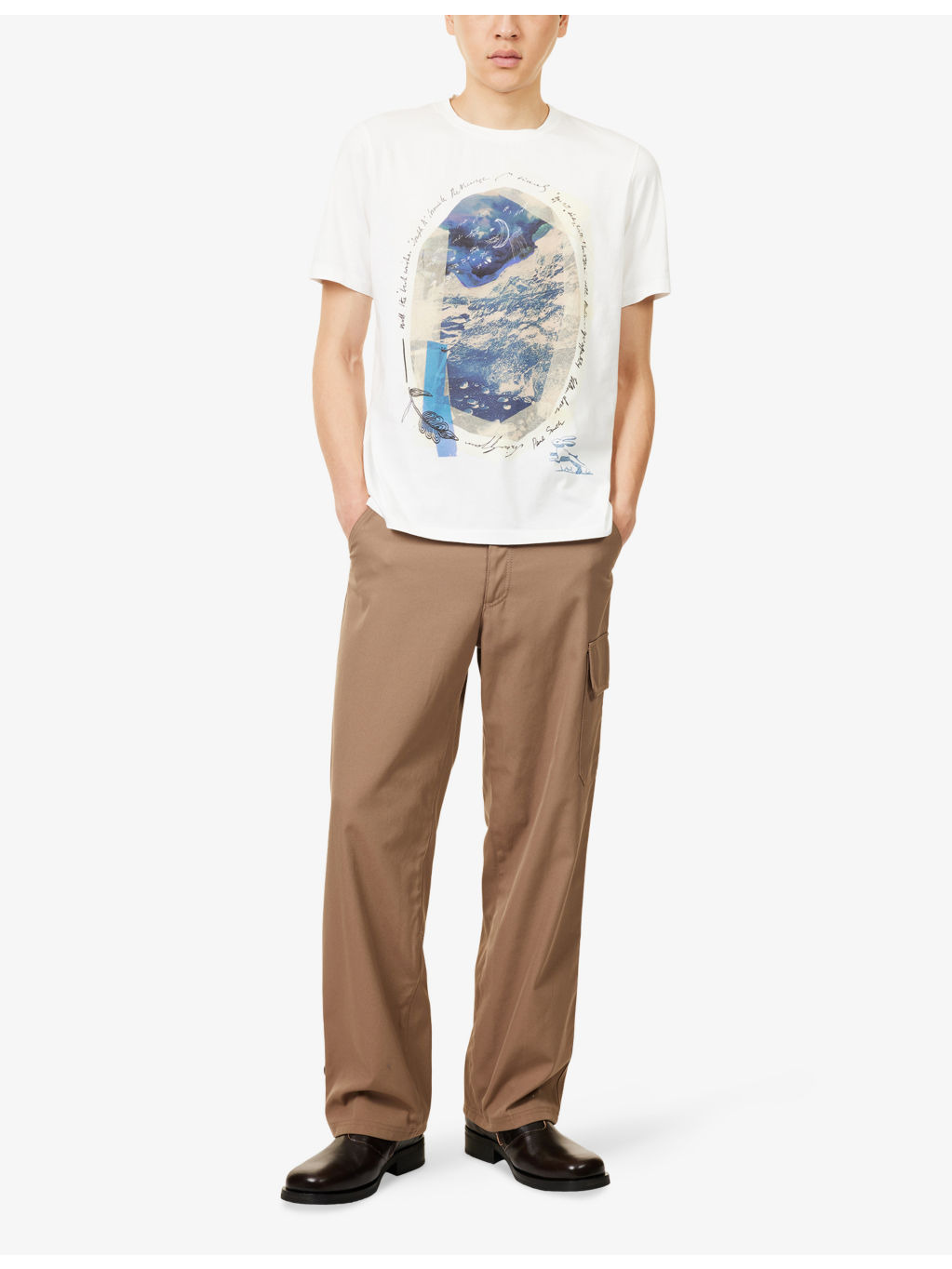 Printed Crewneck Cotton-Jersey T-Shirt - 2