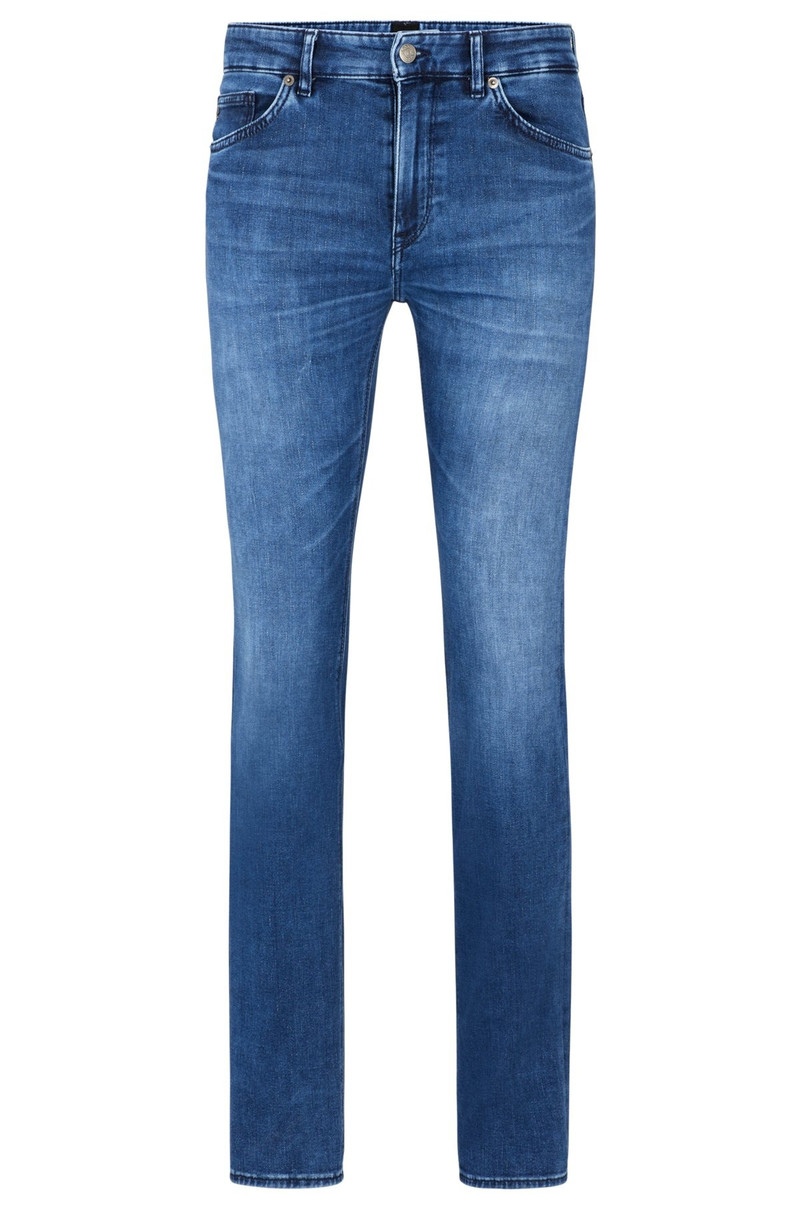 REGULAR-FIT JEANS IN BLUE ITALIAN DENIM 1