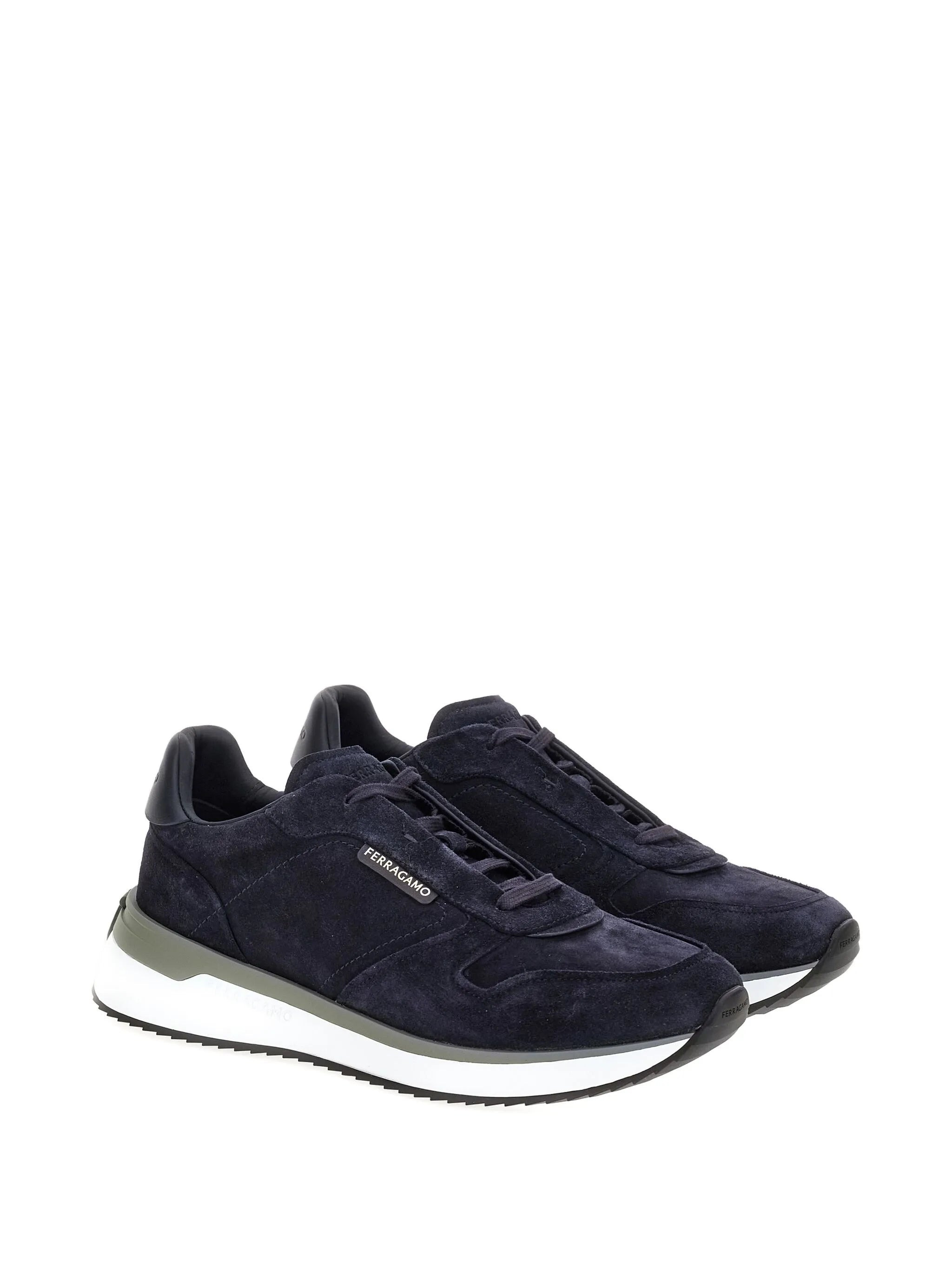 Ferragamo Suede Low-top Sneakers - 2
