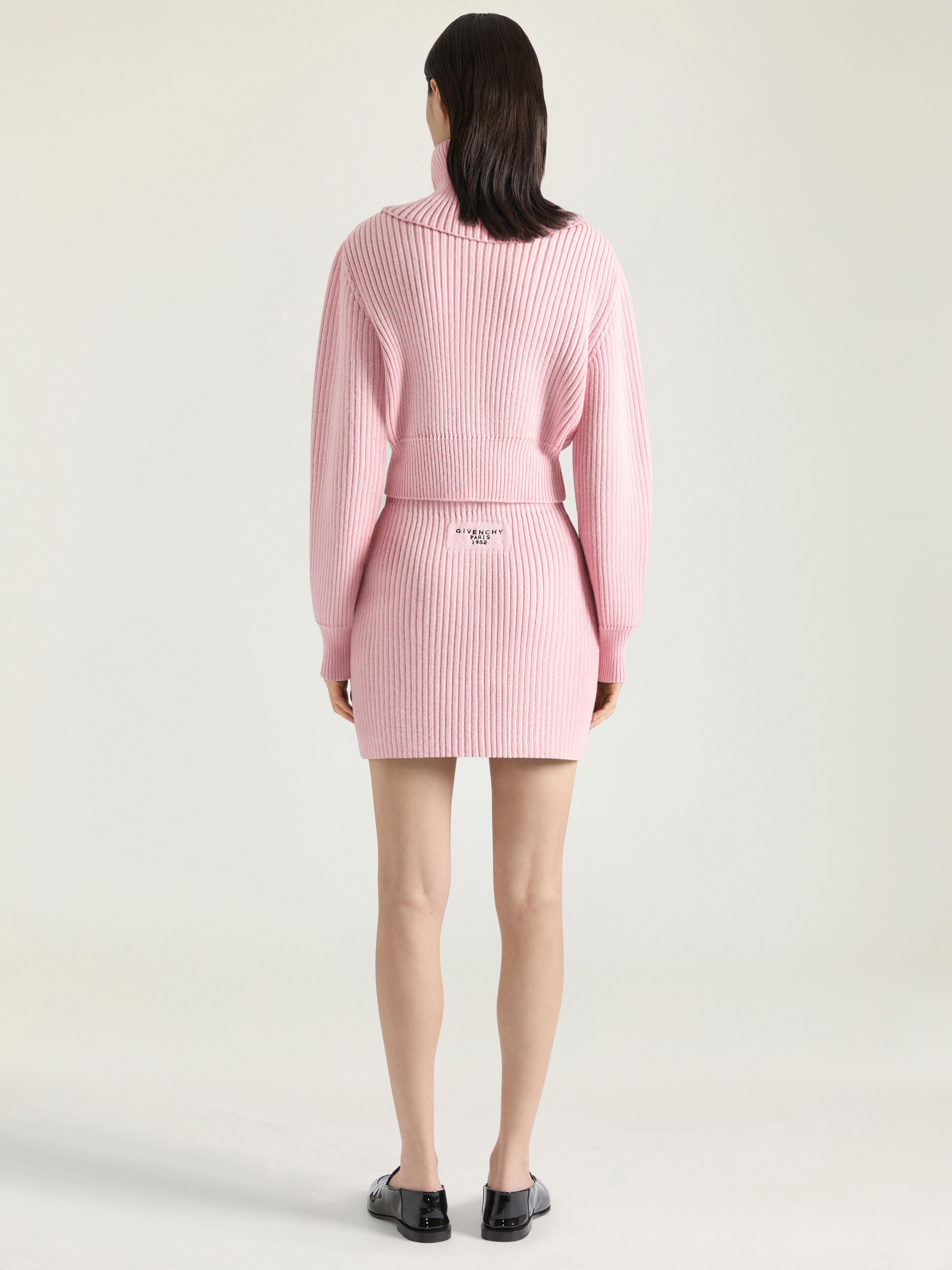 MINI PENCIL SKIRT IN WOOL - 3