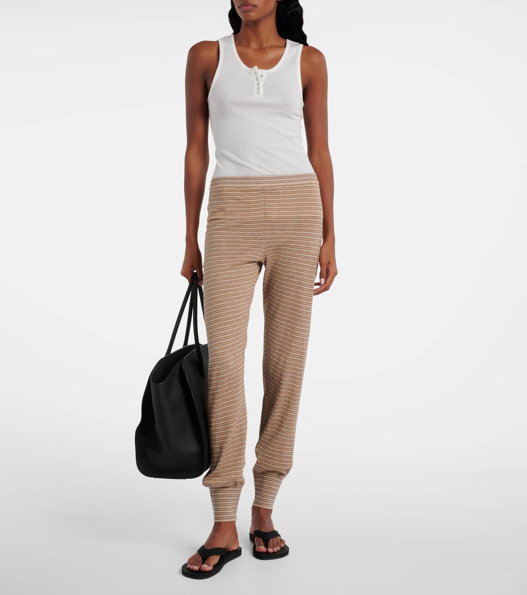 Jearl cotton and cashmere sweatpants - 2
