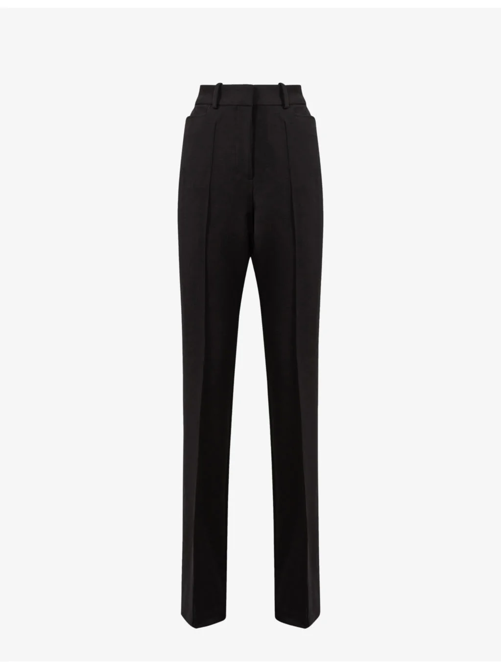 Gabi slip-pocket slim-leg mid-rise woven trousers - 1