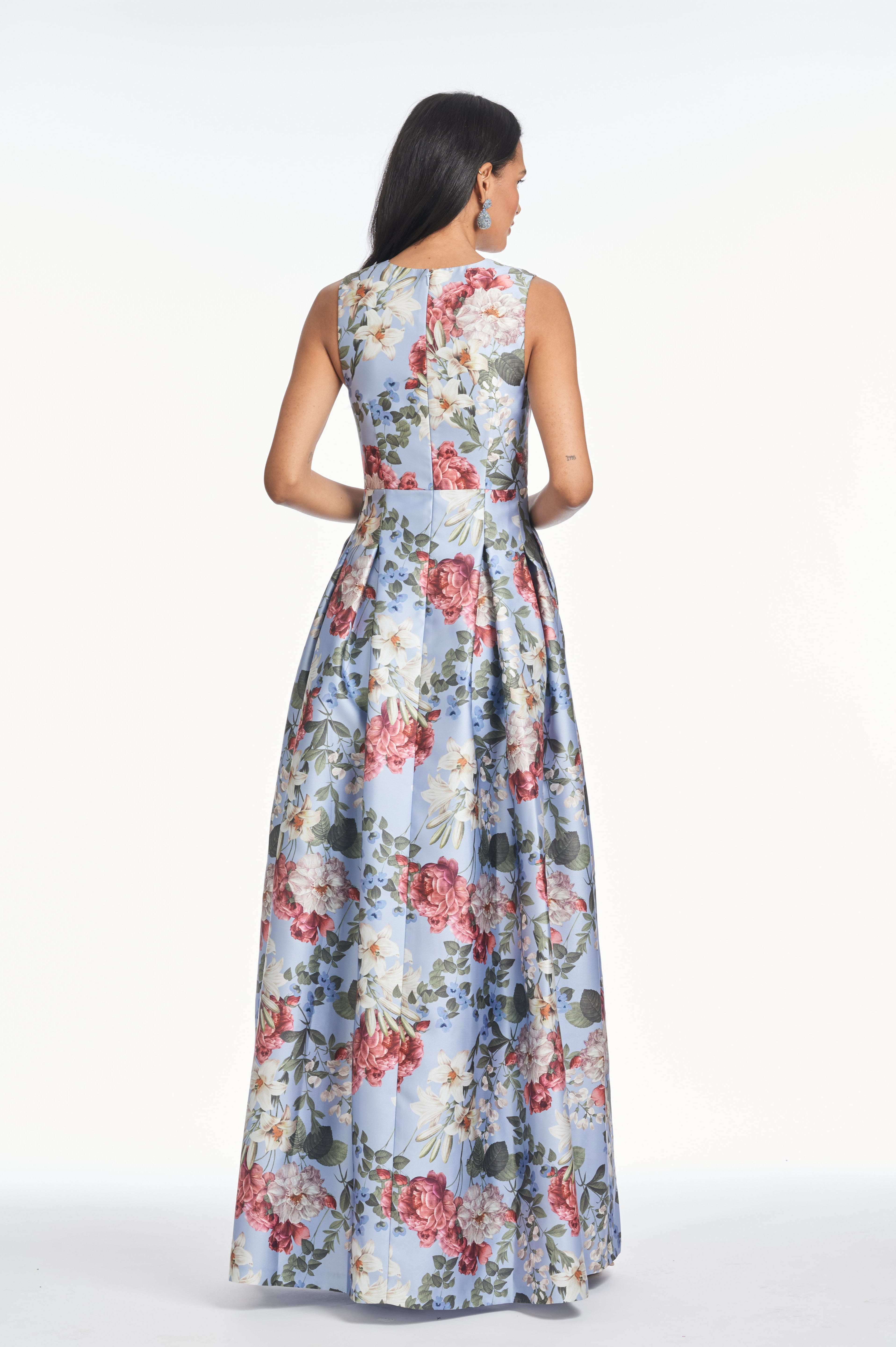 BROOKE GOWN - POWDER BLUE BOUQUET - 3