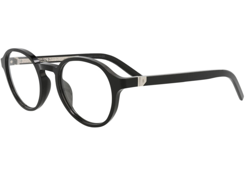 Berluti Berluti Round-Frame Acetate Optical Frames Black Black Transparent (BL50001I-50-001) outlook